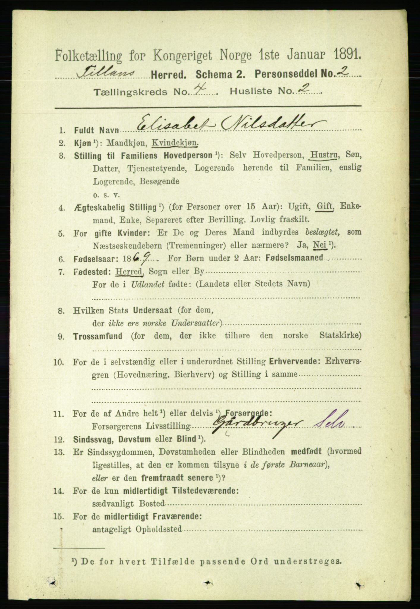 RA, 1891 census for 1616 Fillan, 1891, p. 673