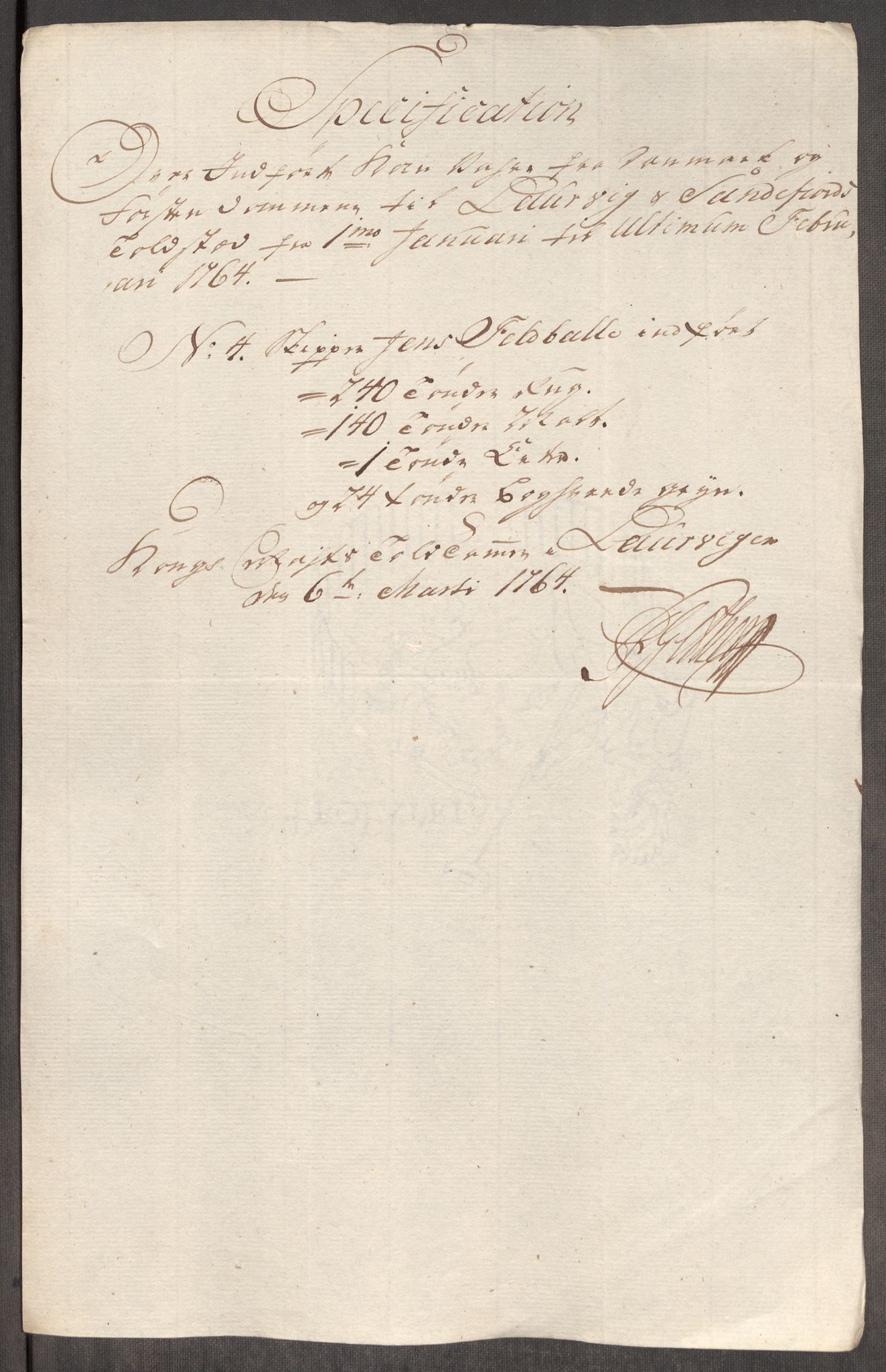 Rentekammeret inntil 1814, Realistisk ordnet avdeling, RA/EA-4070/Oe/L0008: [Ø1]: Priskuranter, 1764-1768, p. 146