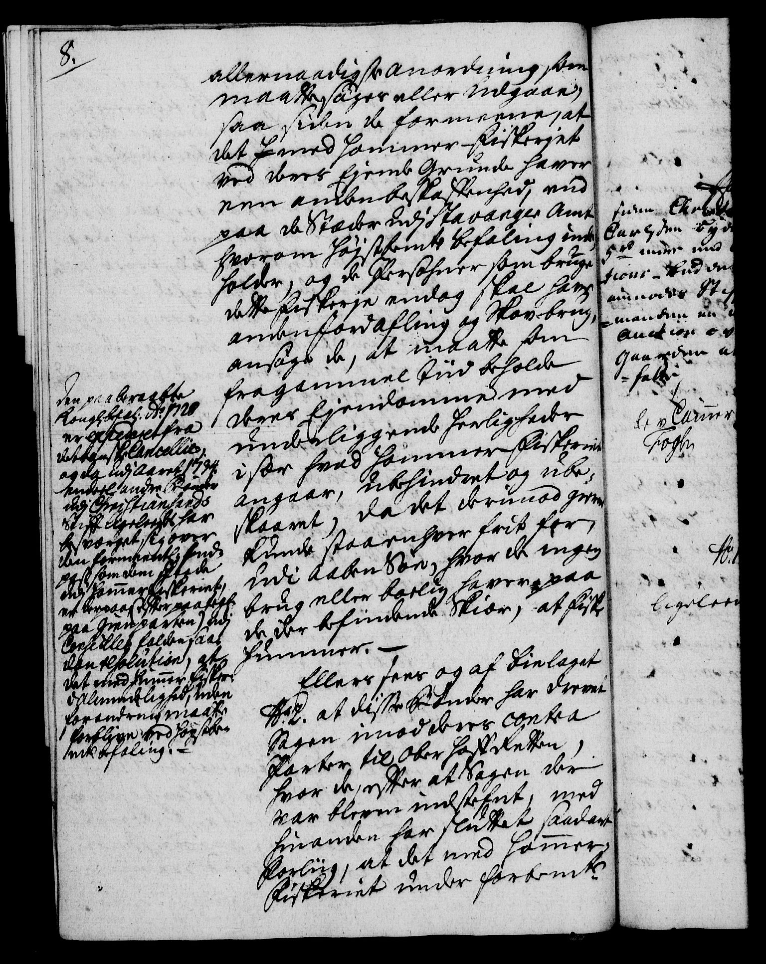 Rentekammeret, Kammerkanselliet, RA/EA-3111/G/Gh/Gha/L0022: Norsk ekstraktmemorialprotokoll (merket RK 53.67), 1739-1741, p. 8