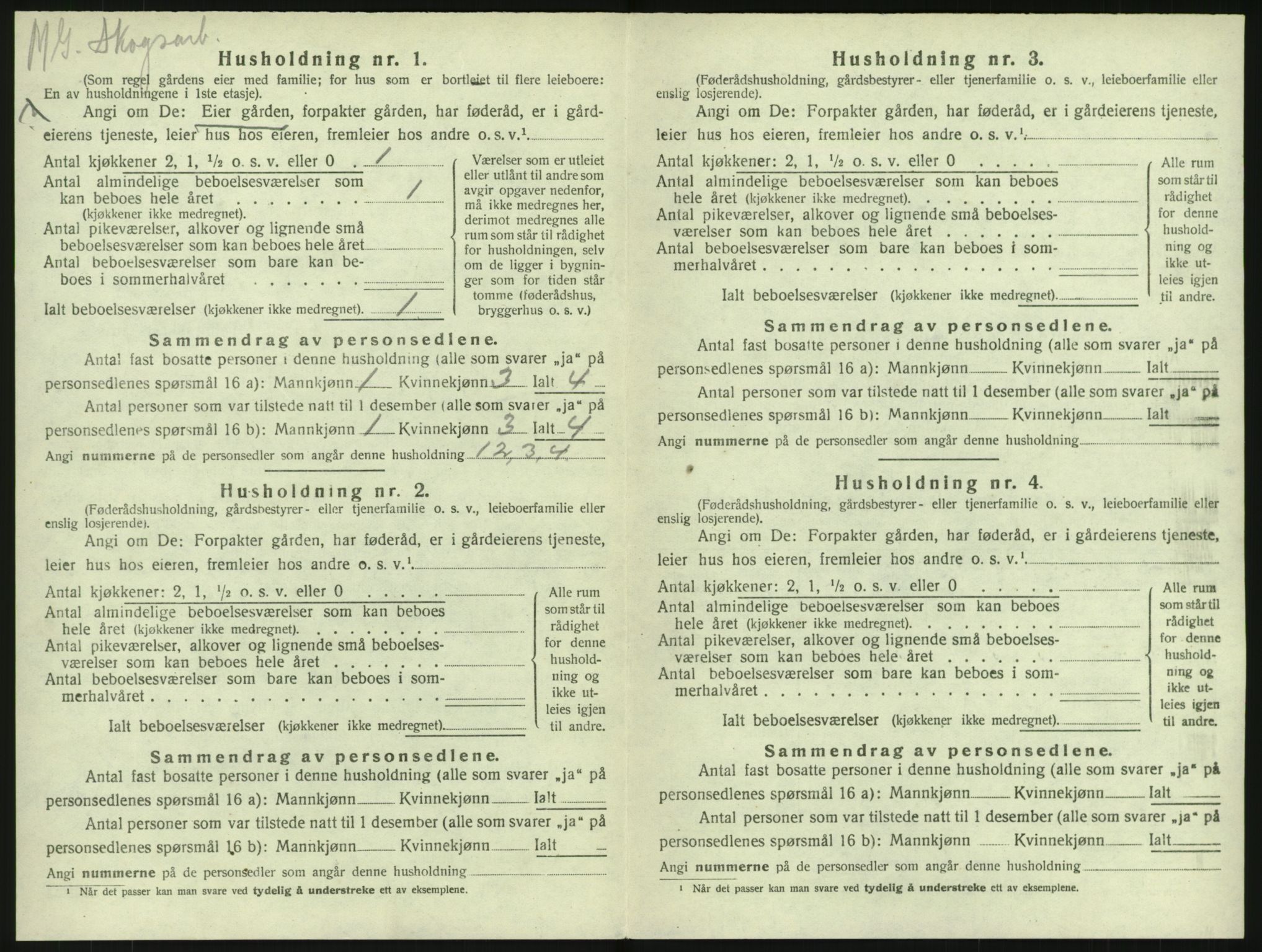 SAKO, 1920 census for Lardal, 1920, p. 878