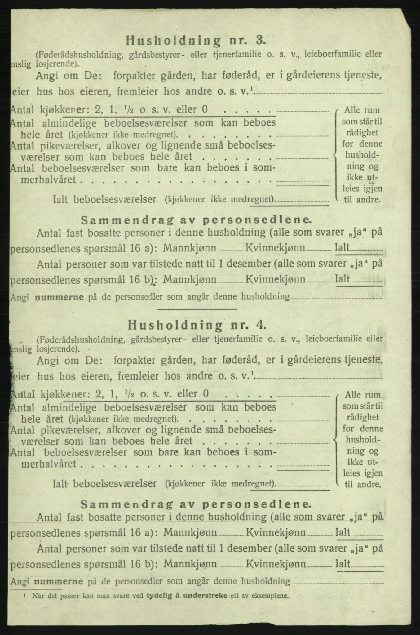 SAB, 1920 census for Strandebarm, 1920, p. 230