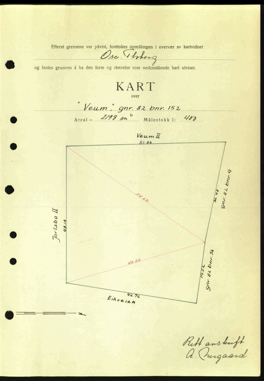 Jarlsberg sorenskriveri, AV/SAKO-A-131/G/Ga/Gaa/L0013: Mortgage book no. A-13, 1942-1943, Diary no: : 1116/1943