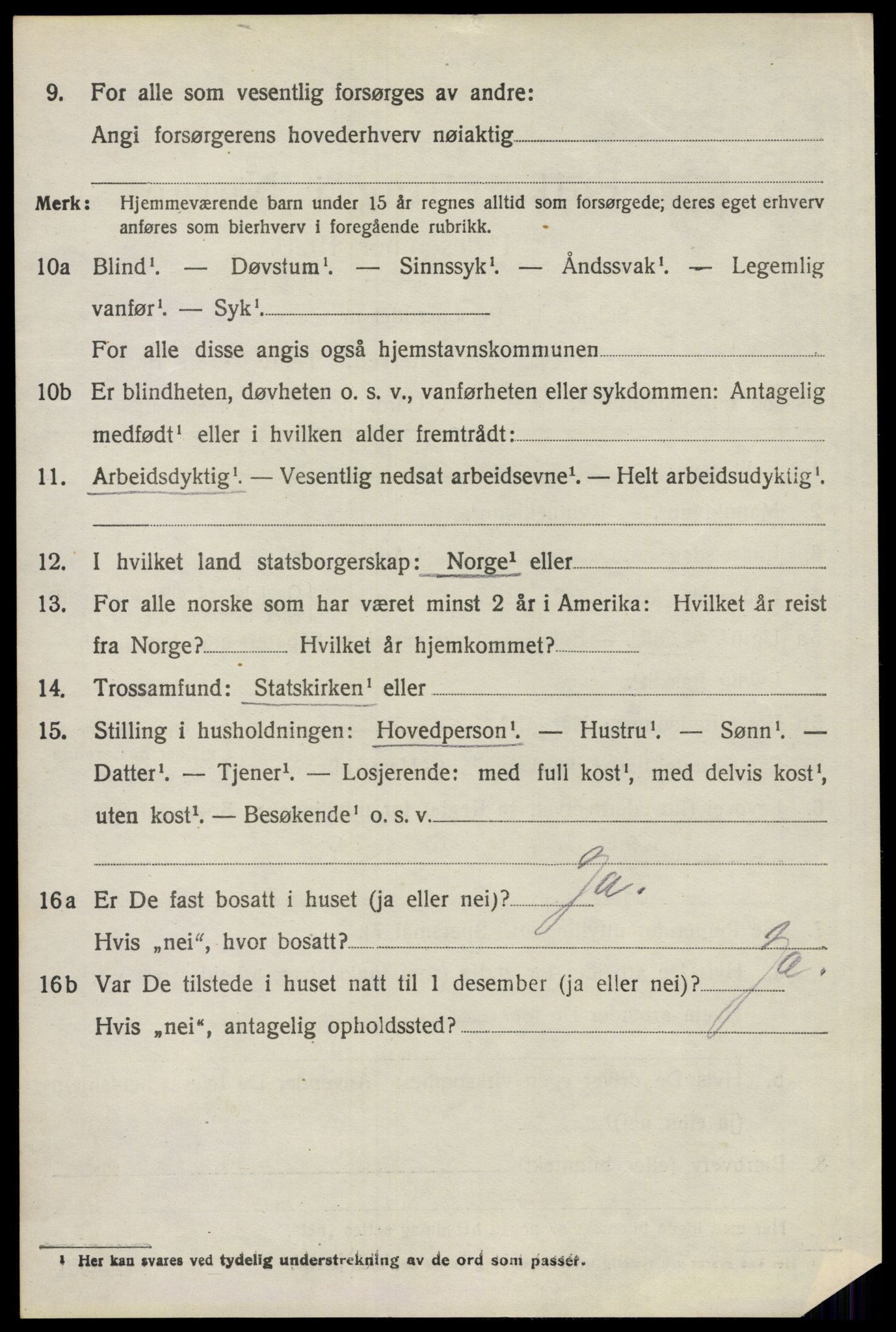 SAO, 1920 census for Asker, 1920, p. 10269