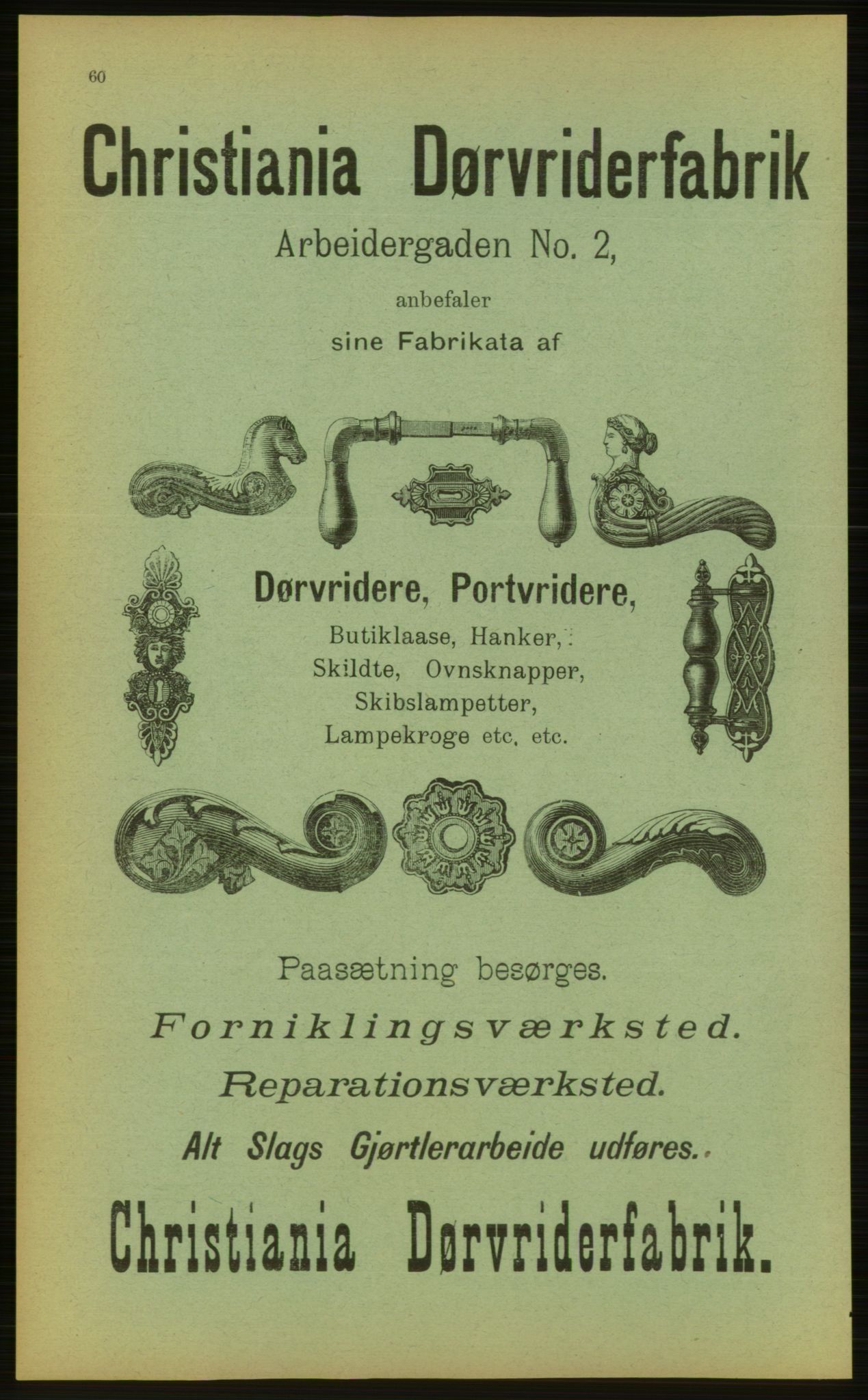 Kristiania/Oslo adressebok, PUBL/-, 1898, p. 60