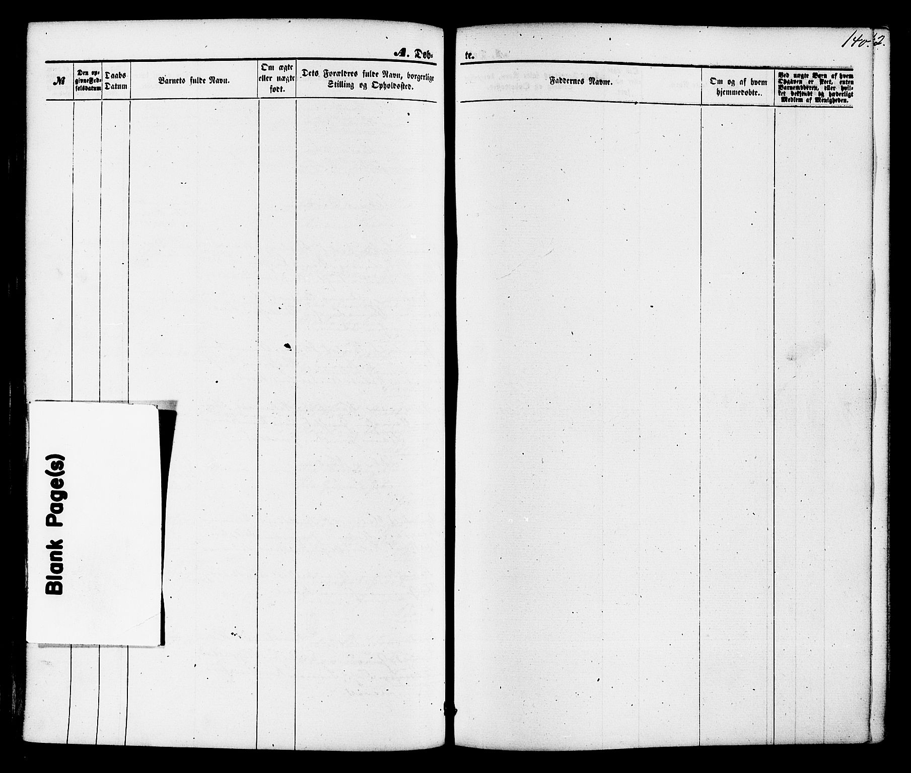 Gjerpen kirkebøker, SAKO/A-265/F/Fa/L0009: Parish register (official) no. I 9, 1872-1885, p. 140