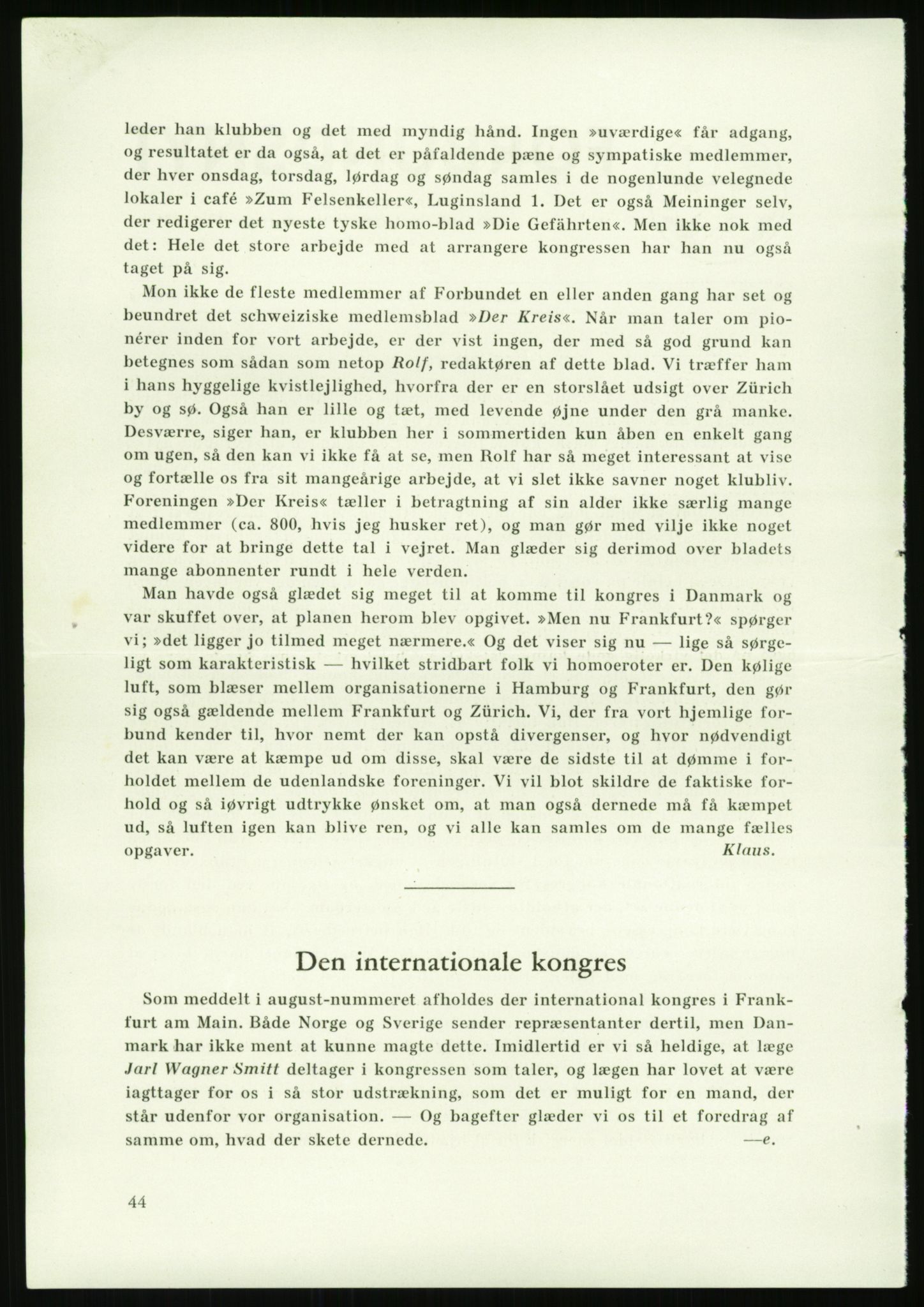 Det Norske Forbundet av 1948/Landsforeningen for Lesbisk og Homofil Frigjøring, AV/RA-PA-1216/E/Eb/L0001: Intern informasjon, 1952-1991, p. 8