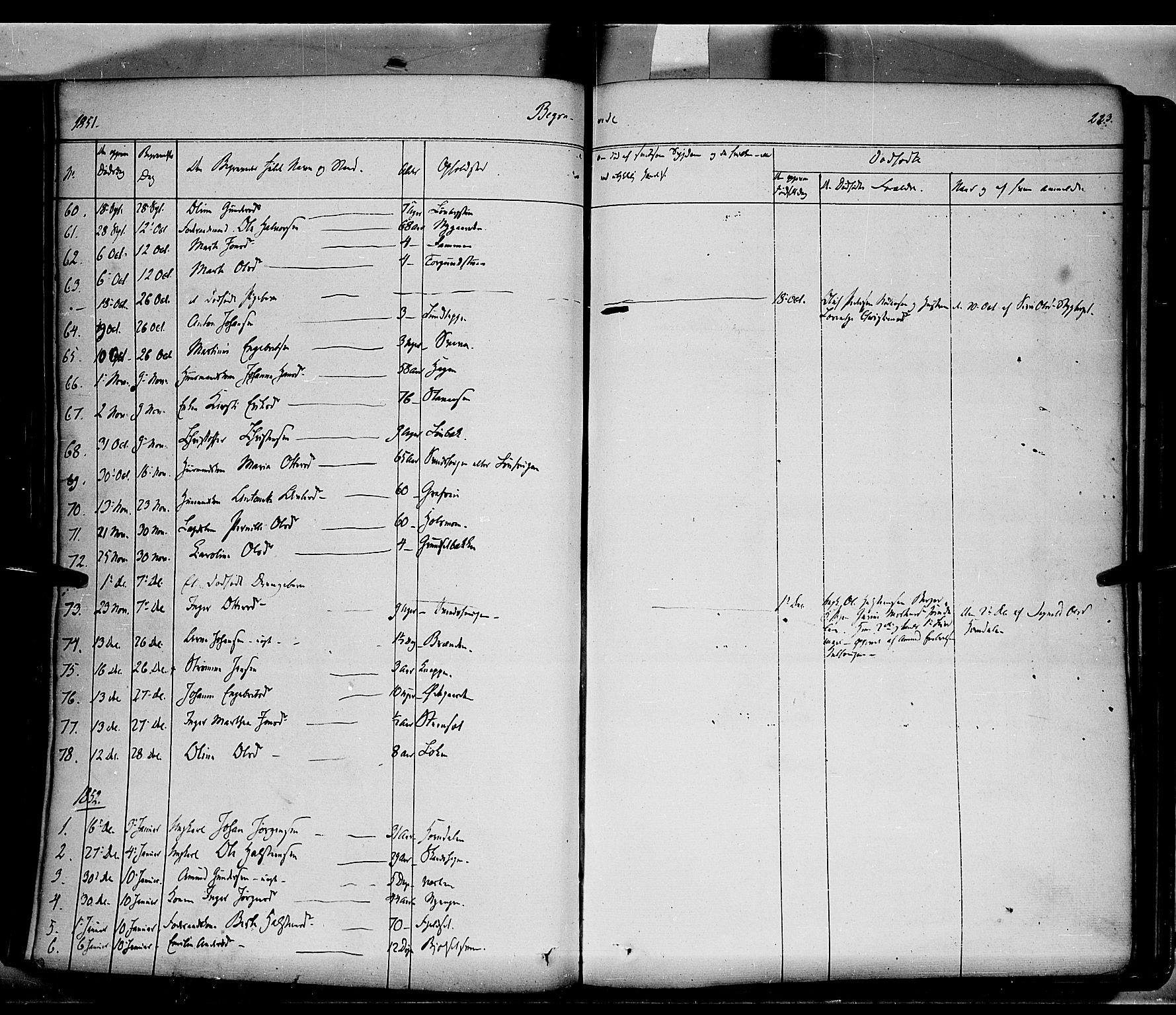 Elverum prestekontor, AV/SAH-PREST-044/H/Ha/Haa/L0009: Parish register (official) no. 9, 1843-1856, p. 223