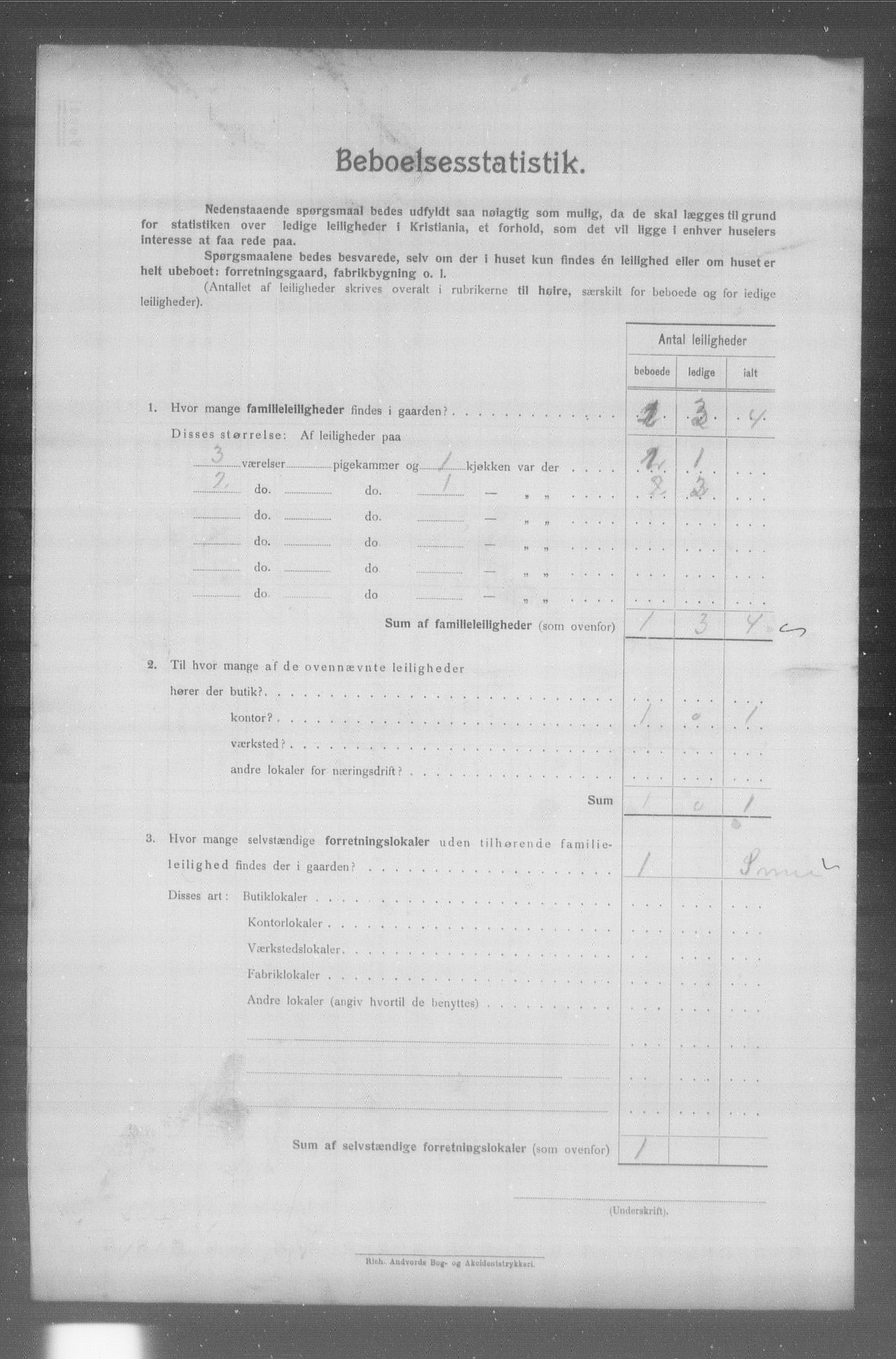 OBA, Municipal Census 1904 for Kristiania, 1904, p. 24240