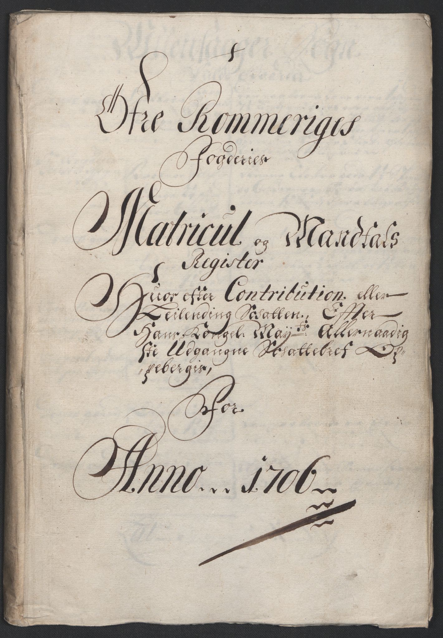 Rentekammeret inntil 1814, Reviderte regnskaper, Fogderegnskap, AV/RA-EA-4092/R12/L0718: Fogderegnskap Øvre Romerike, 1706-1707, p. 64