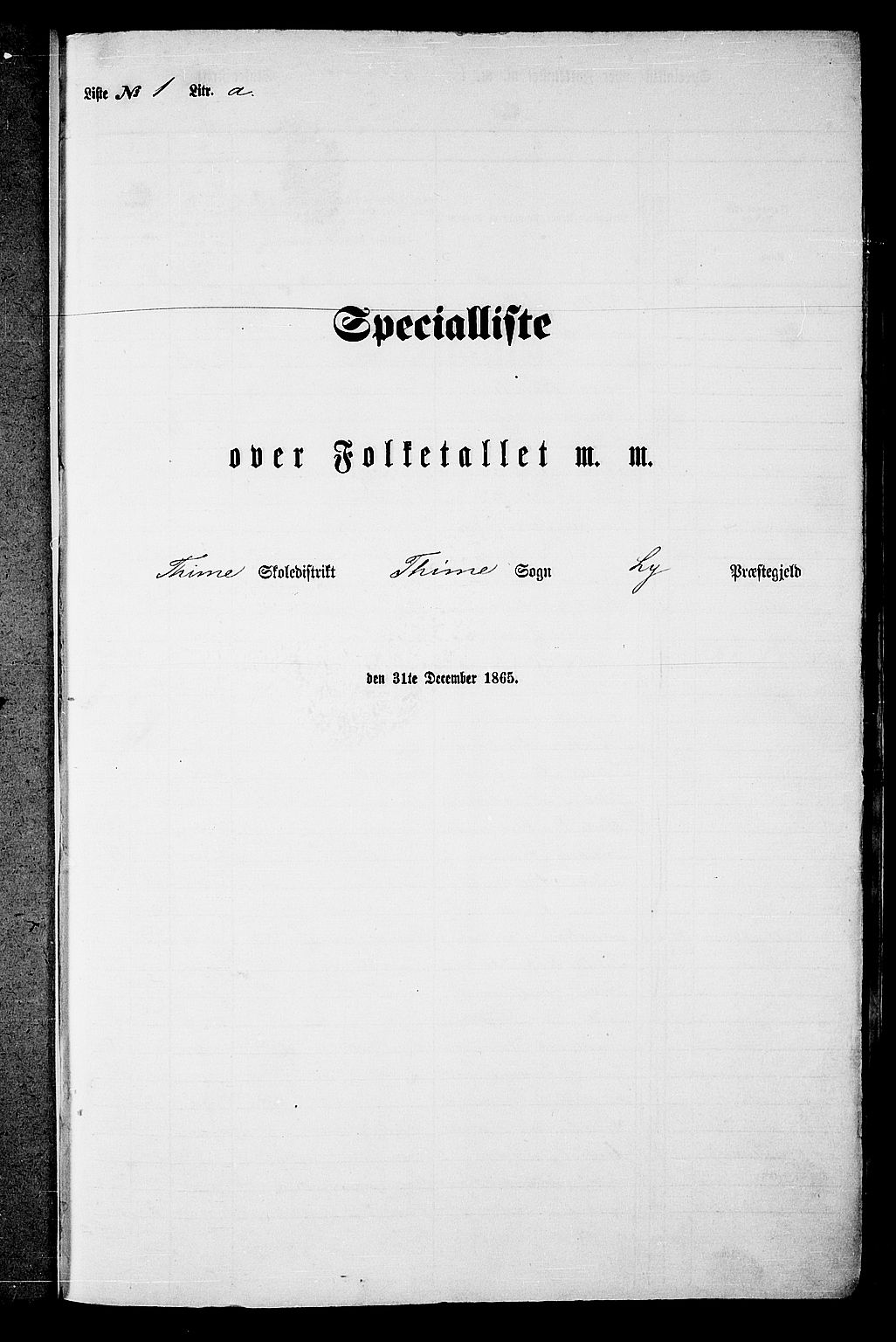 RA, 1865 census for Lye, 1865, p. 14