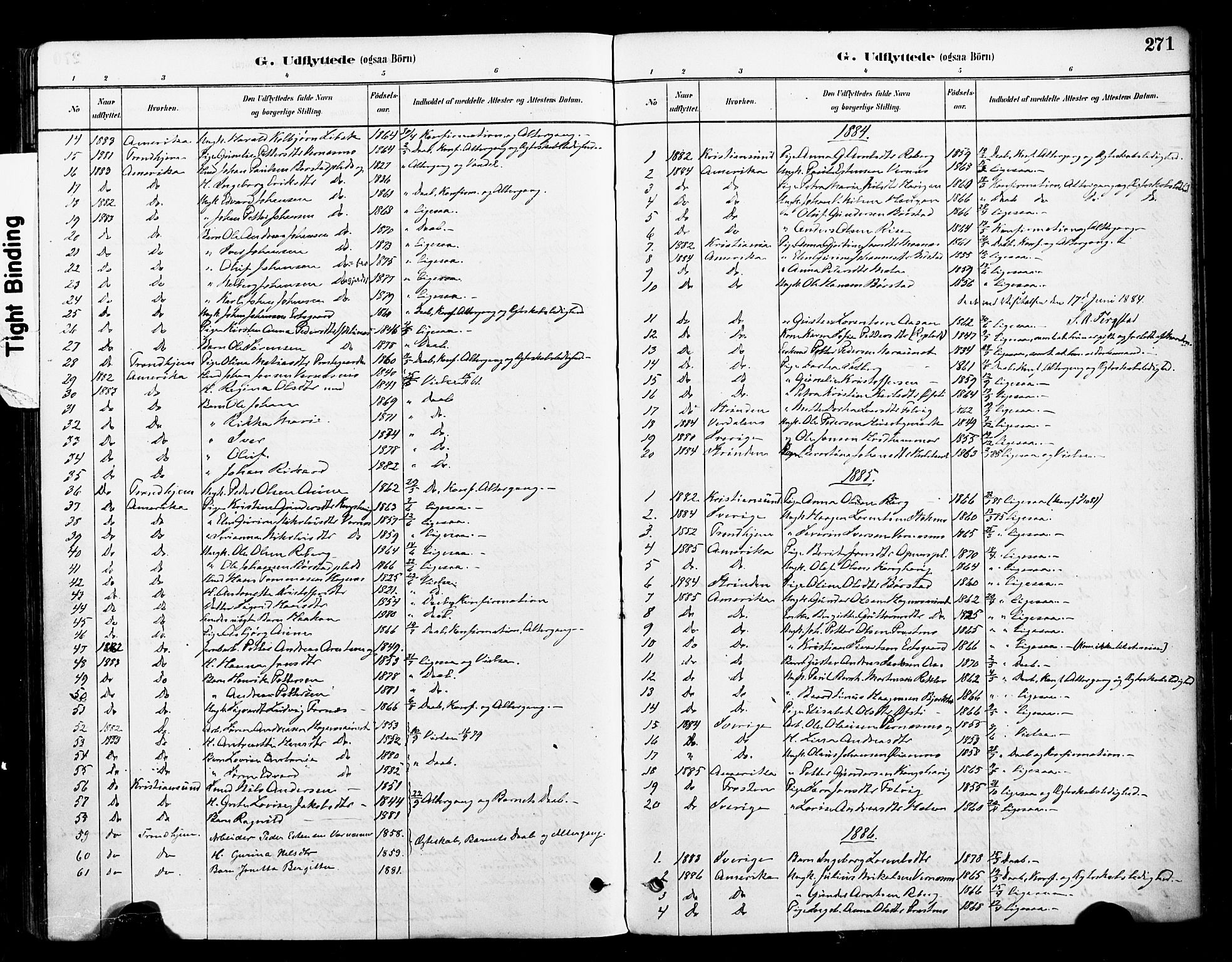 Ministerialprotokoller, klokkerbøker og fødselsregistre - Nord-Trøndelag, SAT/A-1458/709/L0077: Parish register (official) no. 709A17, 1880-1895, p. 271