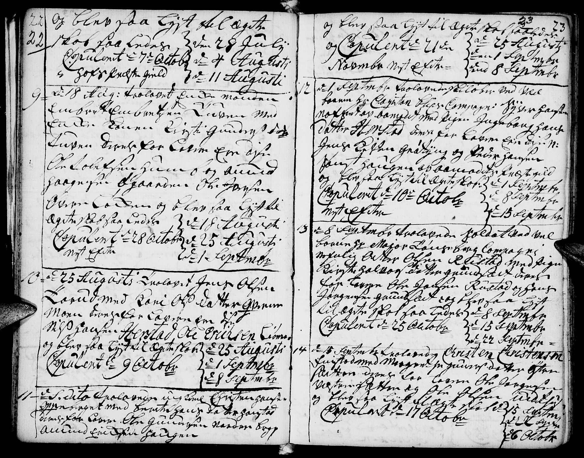 Elverum prestekontor, AV/SAH-PREST-044/H/Ha/Haa/L0002: Parish register (official) no. 2, 1751-1756, p. 22-23