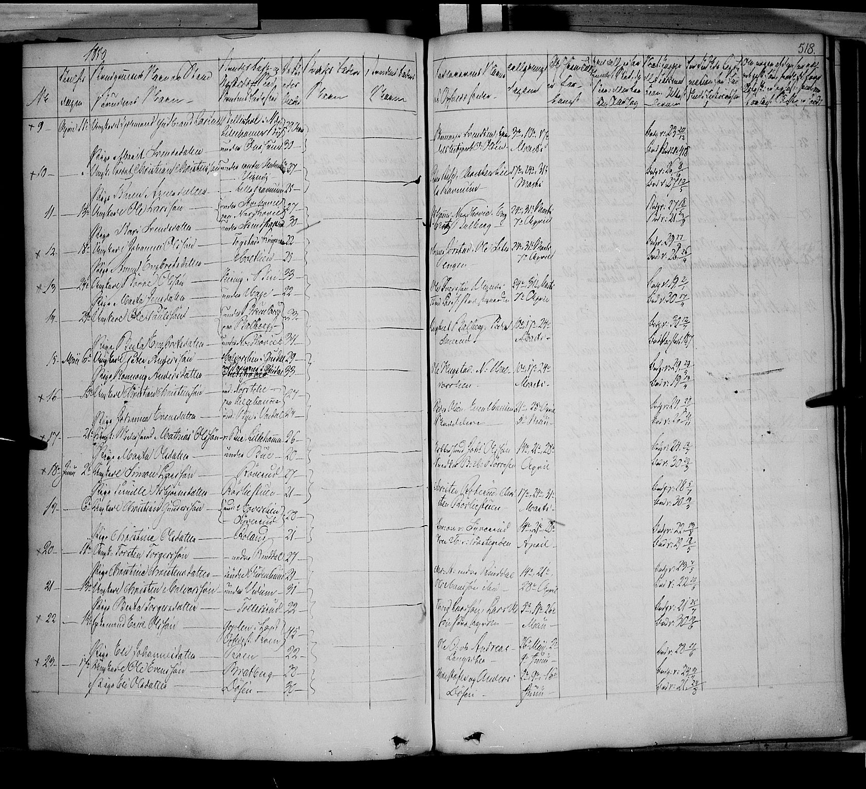 Fåberg prestekontor, AV/SAH-PREST-086/H/Ha/Haa/L0005: Parish register (official) no. 5, 1836-1854, p. 517-518