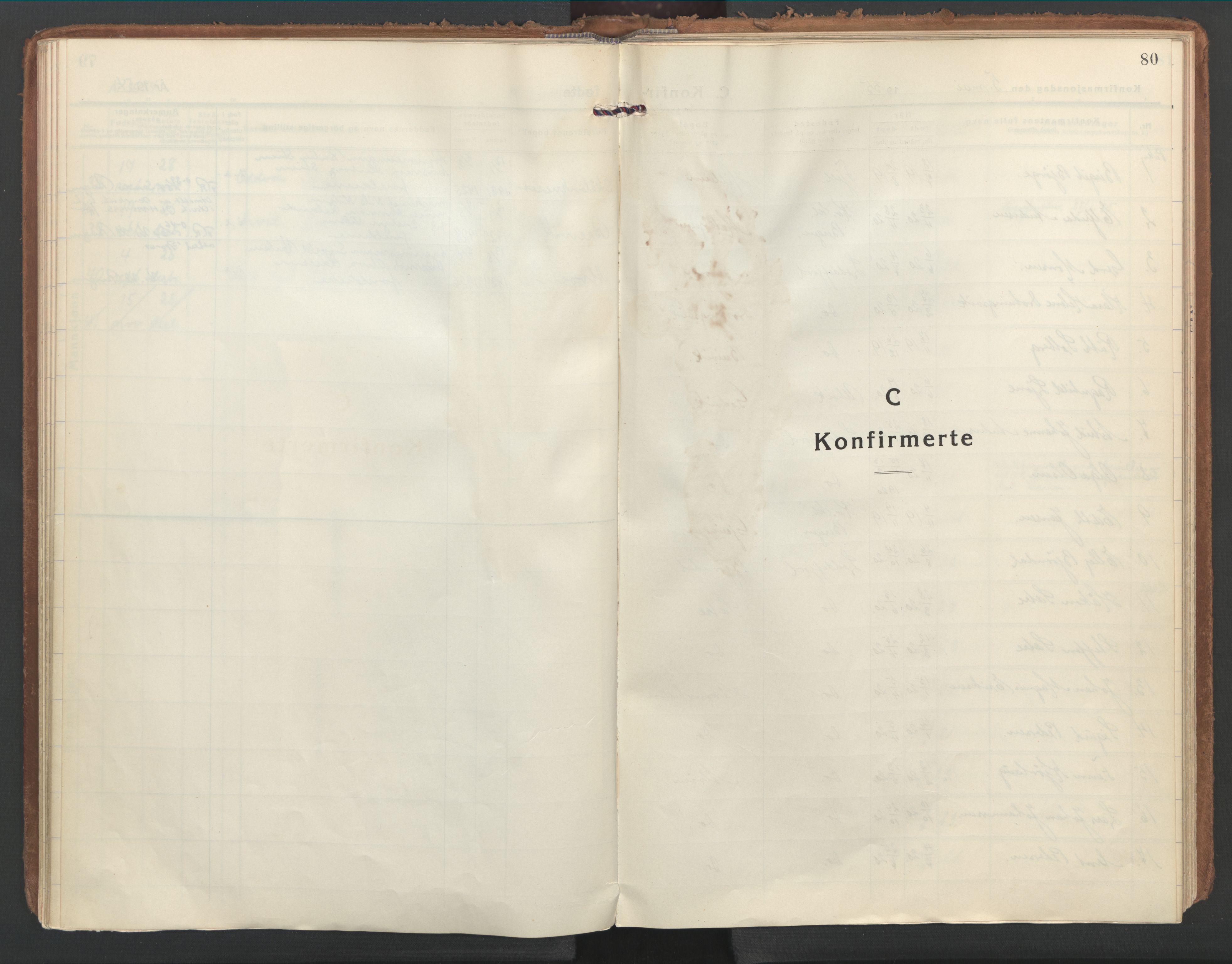 Loddefjord  sokneprestembete, AV/SAB-A-99928: Parish register (official) no. A 1, 1935-1973, p. 80
