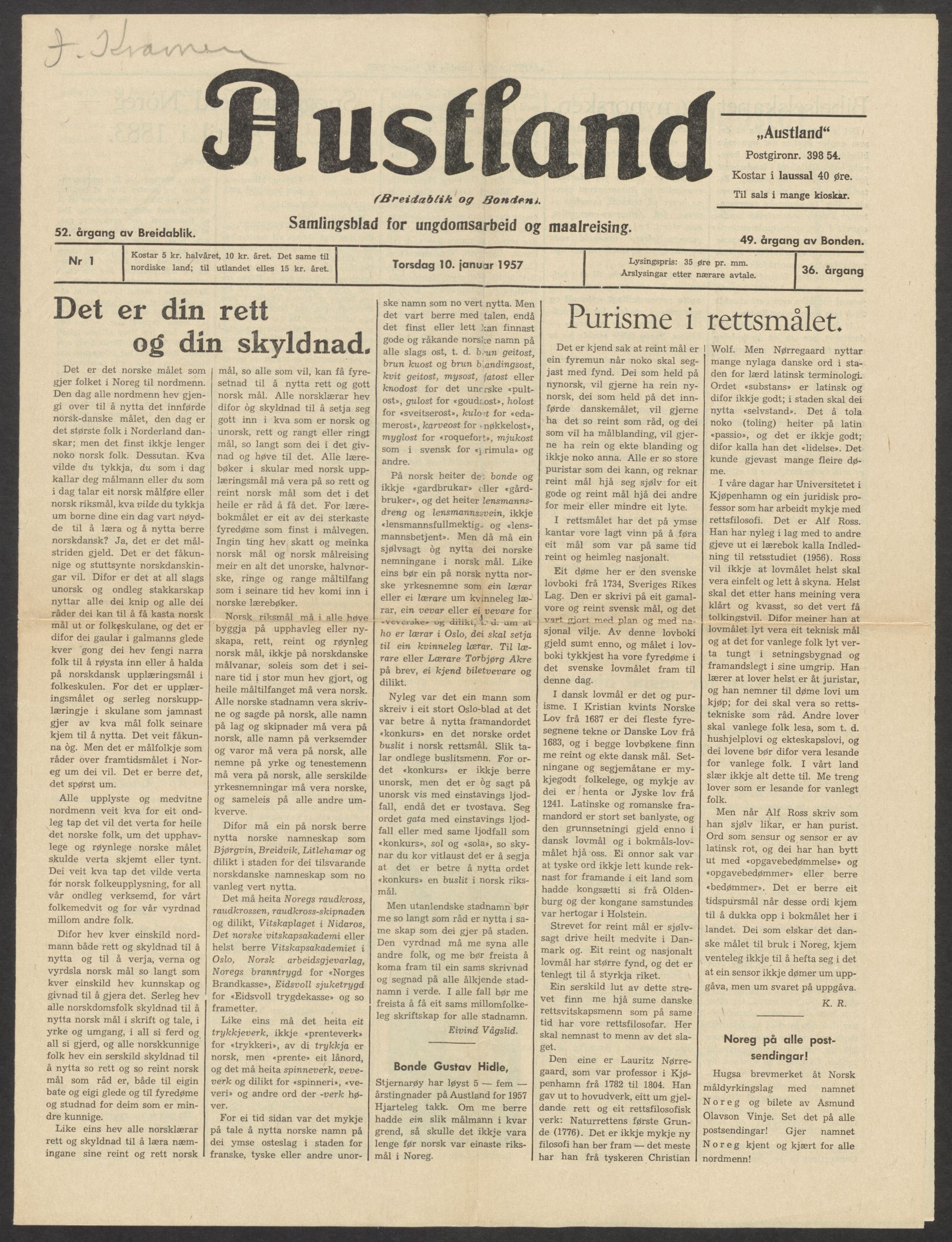 Samlinger til kildeutgivelse, Amerikabrevene, AV/RA-EA-4057/F/L0024: Innlån fra Telemark: Gunleiksrud - Willard, 1838-1914, p. 788