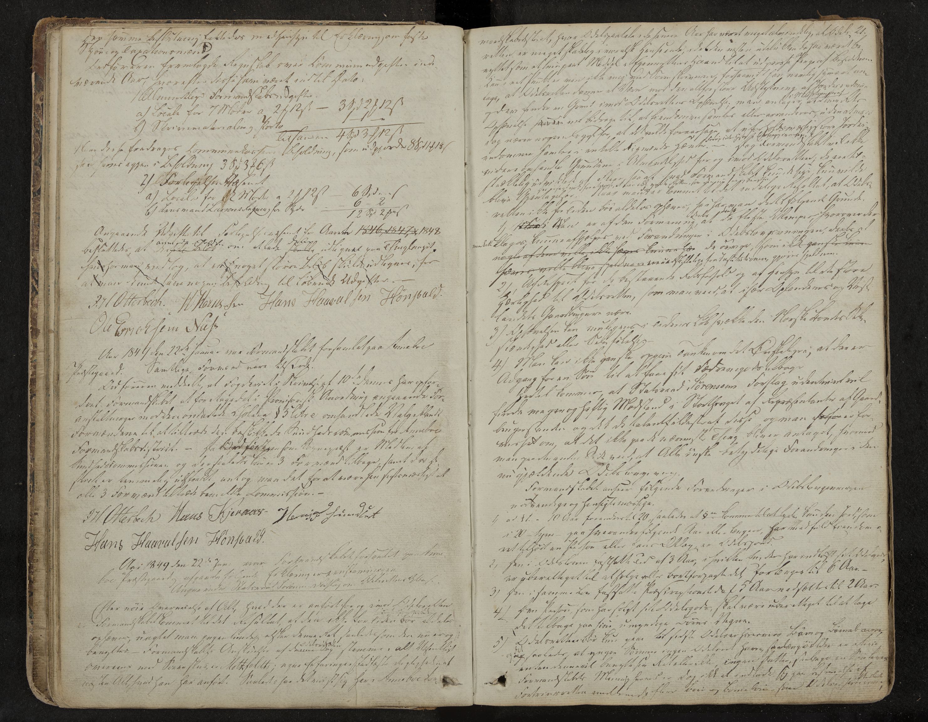 Andebu formannskap og sentraladministrasjon, IKAK/0719021-1/A/Aa/L0001: Møtebok med register, 1837-1869, p. 21