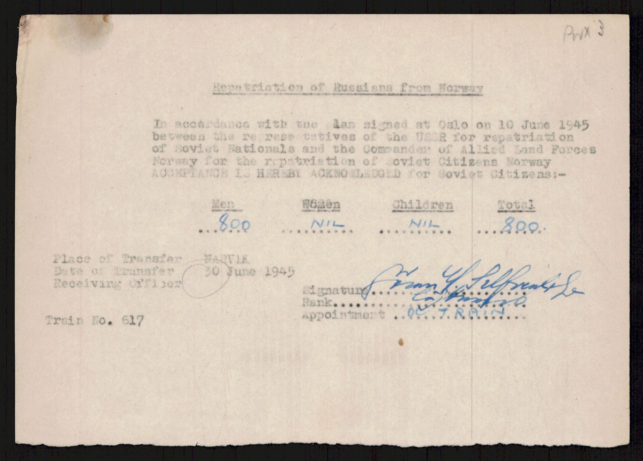 Flyktnings- og fangedirektoratet, Repatrieringskontoret, AV/RA-S-1681/D/Db/L0016: Displaced Persons (DPs) og sivile tyskere, 1945-1948, p. 308