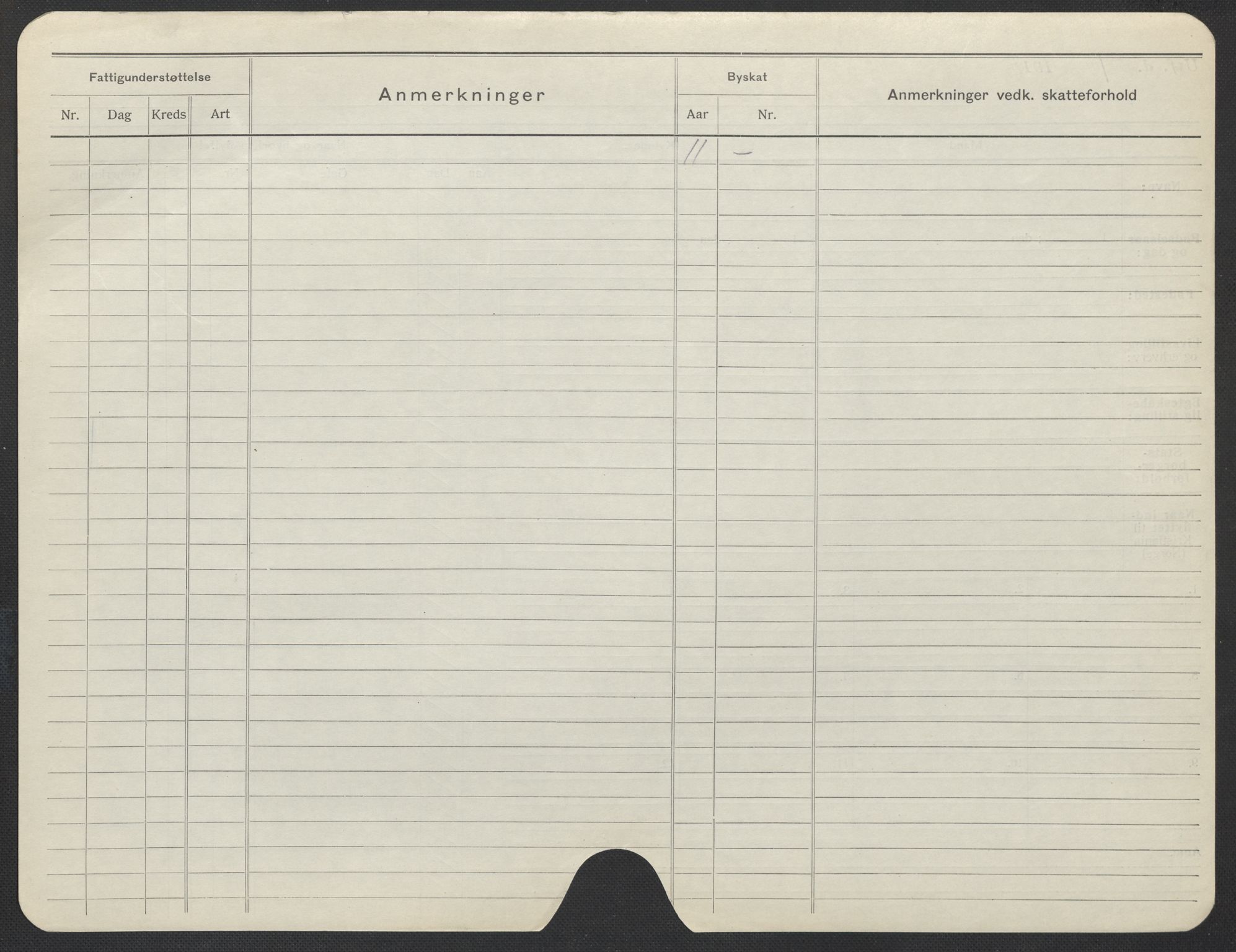 Oslo folkeregister, Registerkort, SAO/A-11715/F/Fa/Fac/L0018: Kvinner, 1906-1914, p. 1301b