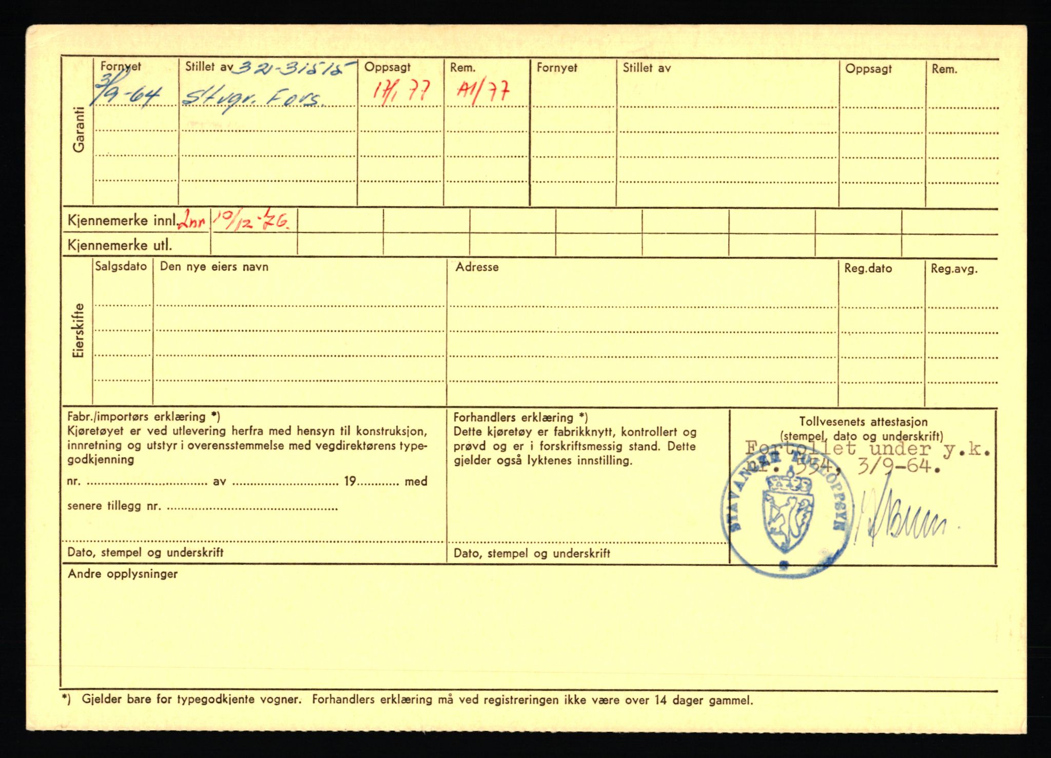 Stavanger trafikkstasjon, AV/SAST-A-101942/0/F/L0068: L-75000 - L-76799, 1930-1971, p. 2168