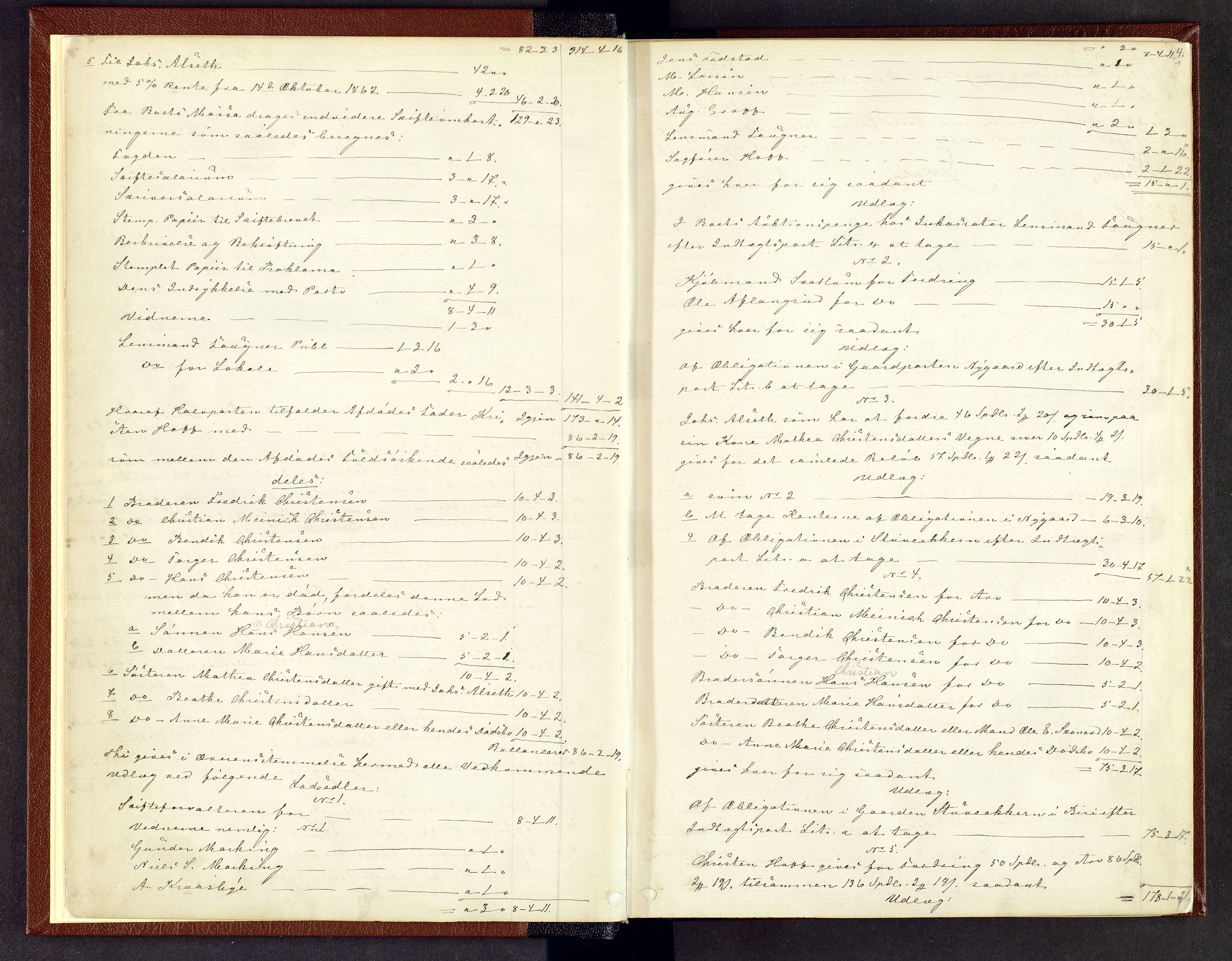 Toten tingrett, AV/SAH-TING-006/J/Jb/L0006: Skiftebehandlingsprotokoll - Biri, 1864-1903, p. 3b-4a