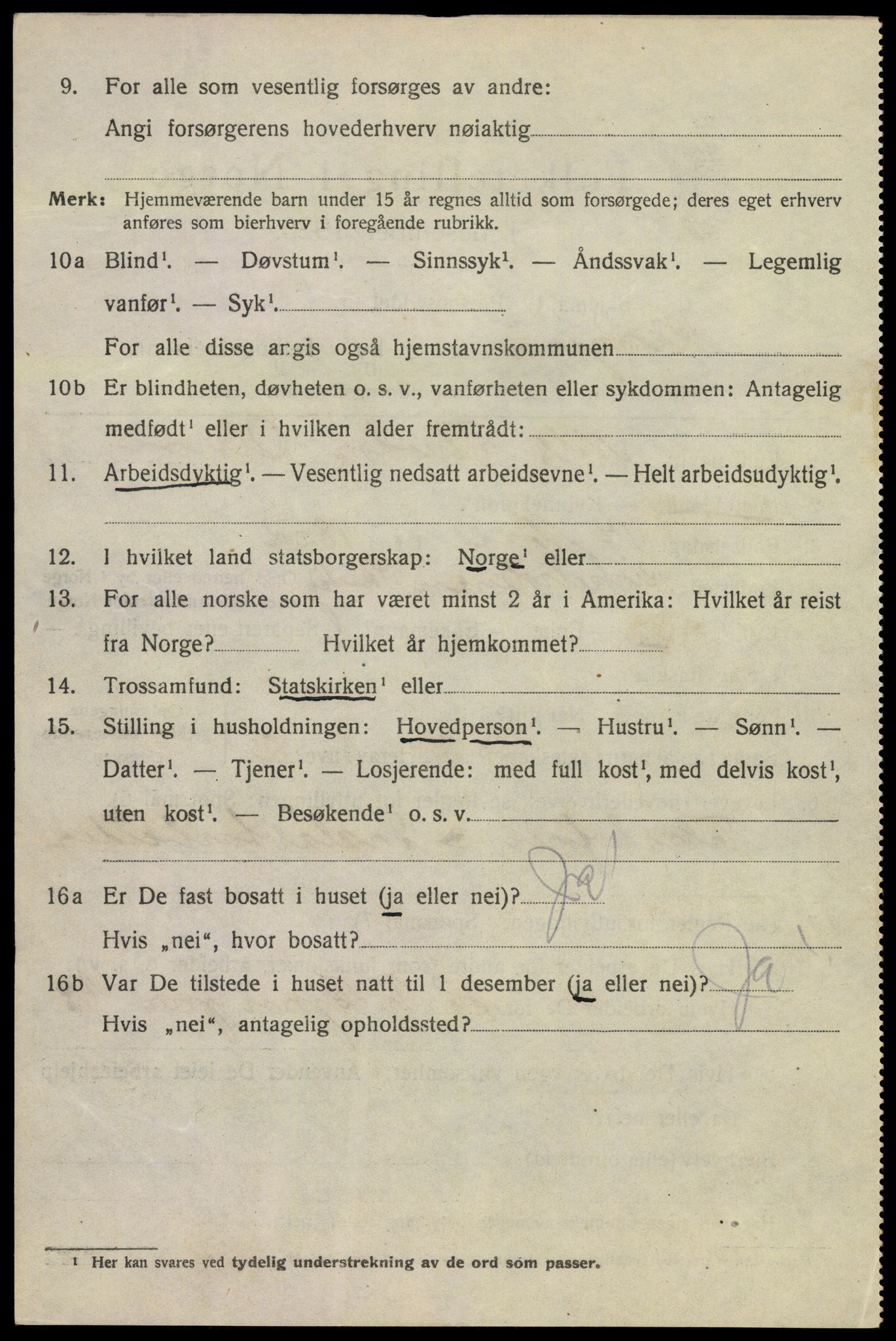 SAKO, 1920 census for Kragerø, 1920, p. 13006