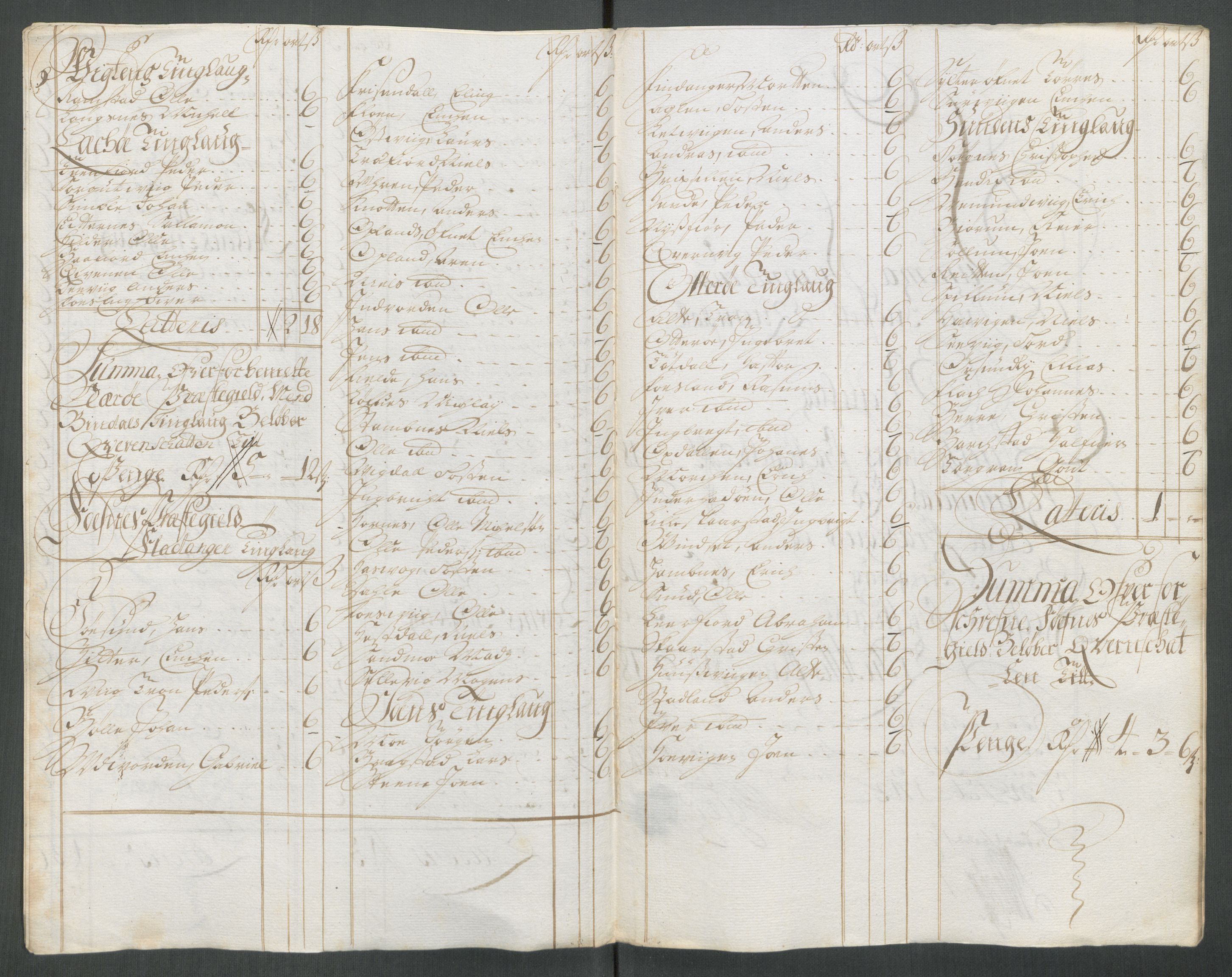 Rentekammeret inntil 1814, Reviderte regnskaper, Fogderegnskap, RA/EA-4092/R64/L4434: Fogderegnskap Namdal, 1713, p. 111