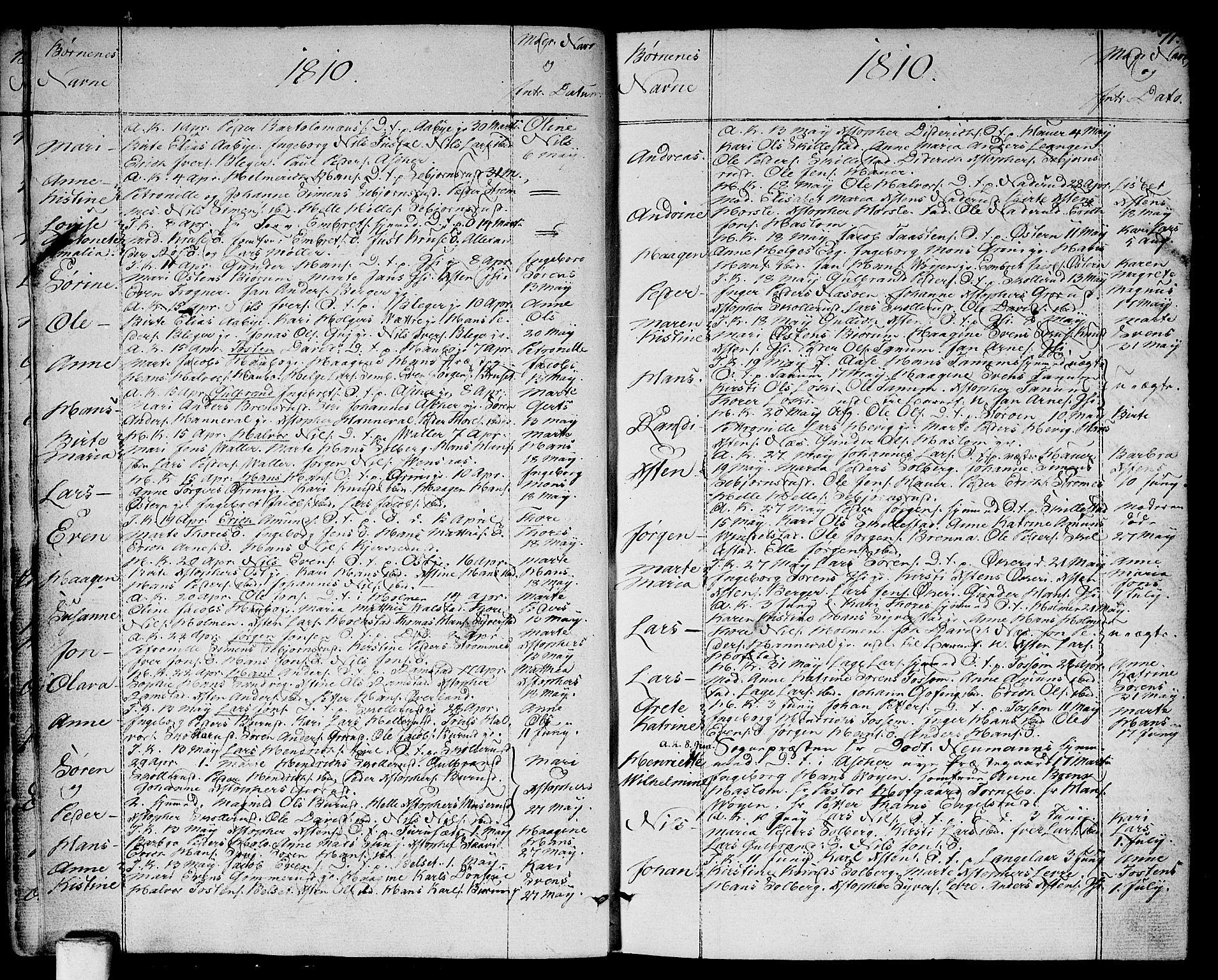 Asker prestekontor Kirkebøker, SAO/A-10256a/F/Fa/L0005: Parish register (official) no. I 5, 1807-1813, p. 11