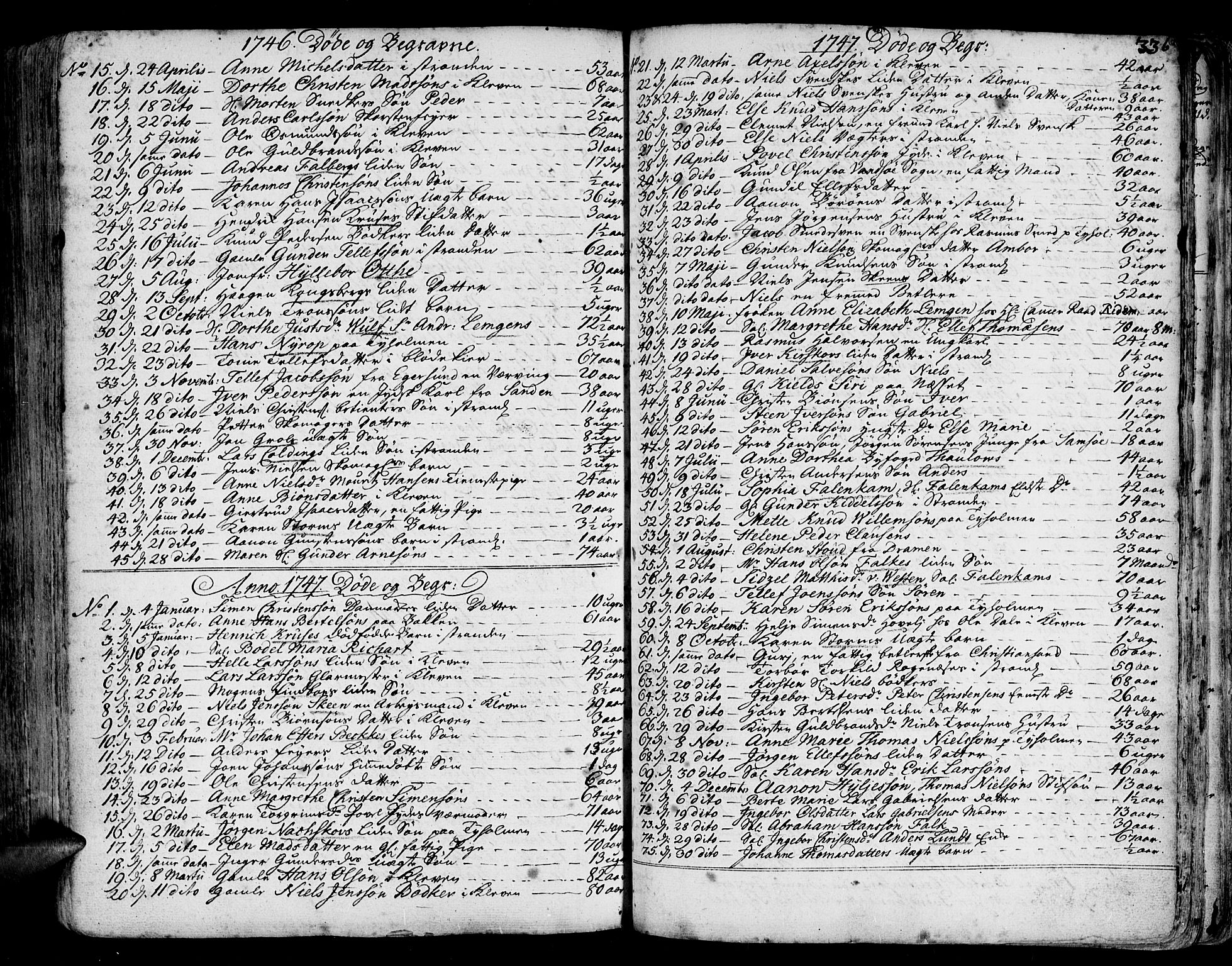 Arendal sokneprestkontor, Trefoldighet, SAK/1111-0040/F/Fa/L0001: Parish register (official) no. A 1, 1703-1815, p. 420
