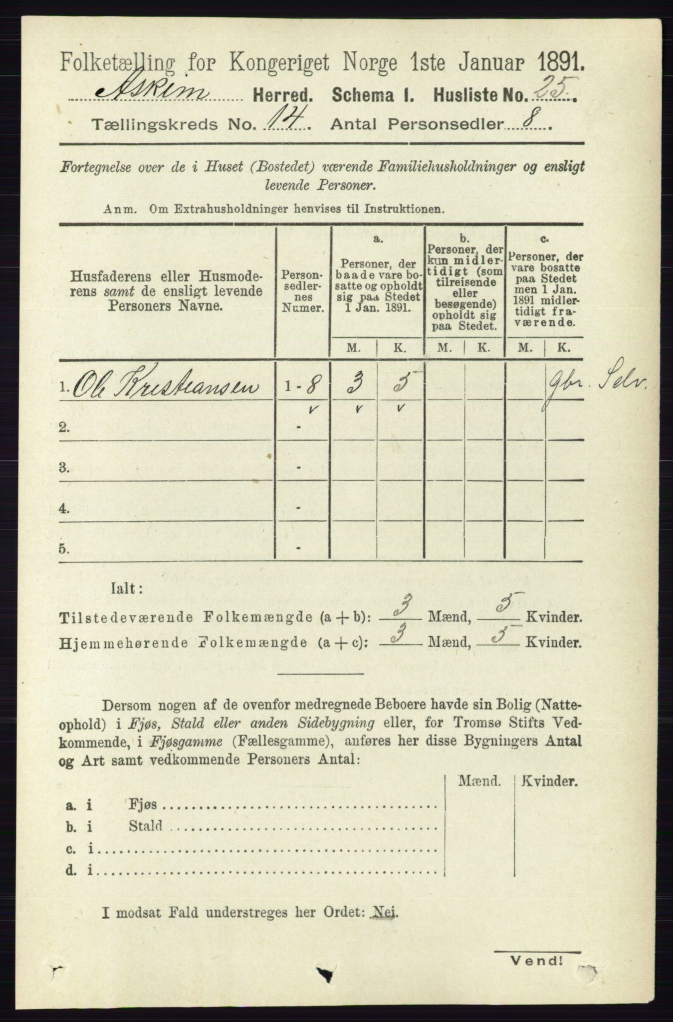 RA, 1891 census for 0124 Askim, 1891, p. 2240