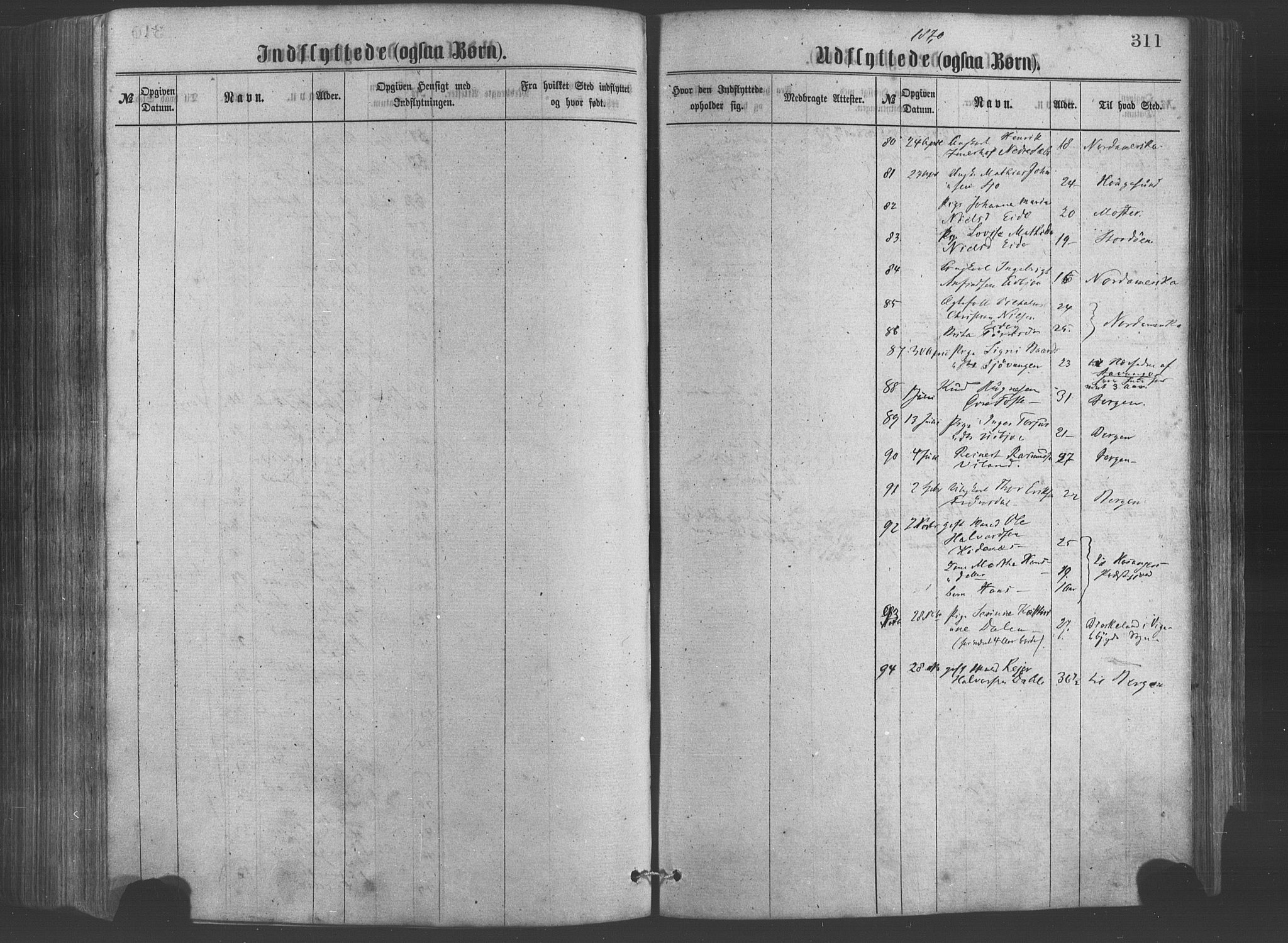 Fjelberg sokneprestembete, SAB/A-75201/H/Haa: Parish register (official) no. A 8, 1866-1879, p. 311