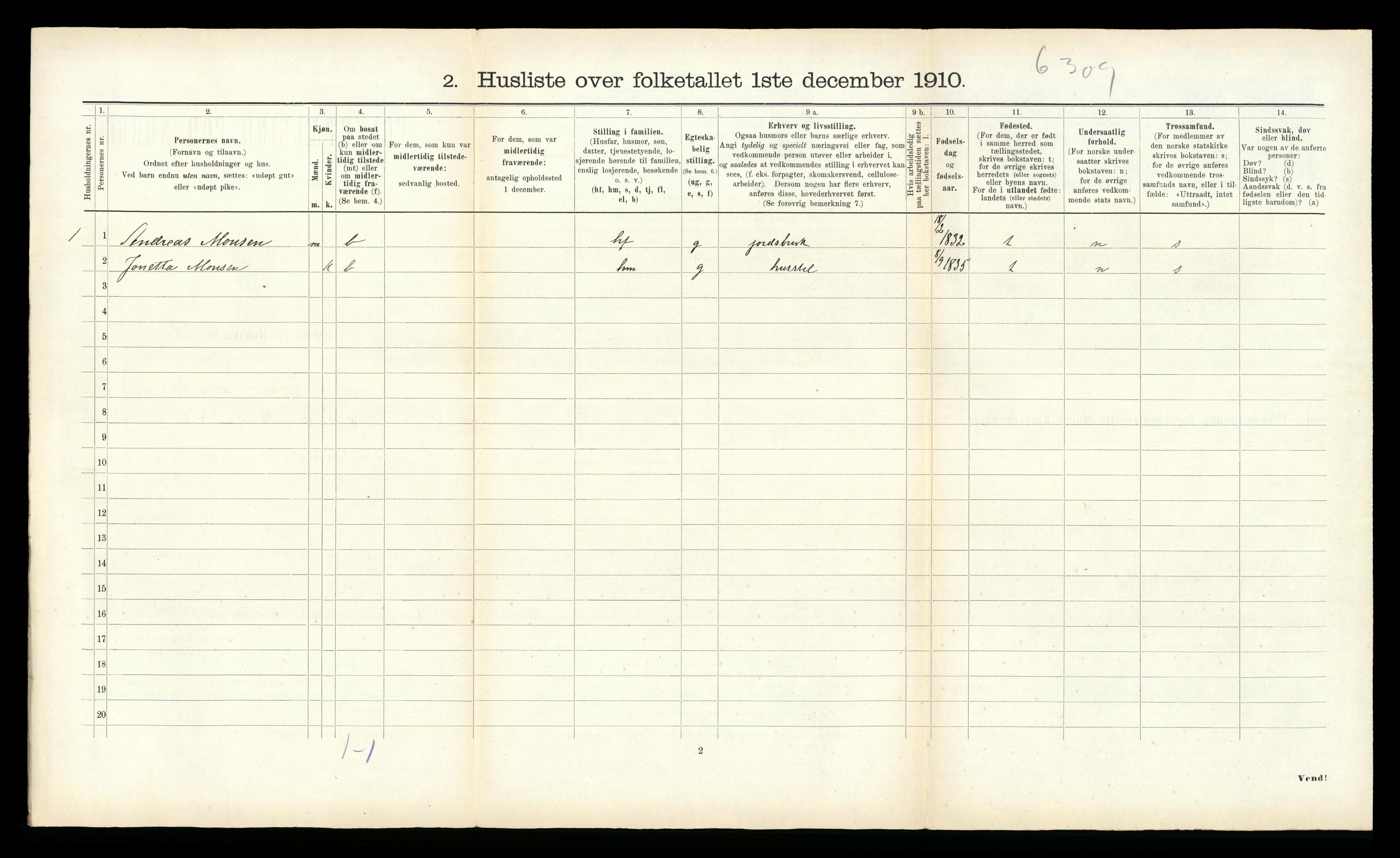 RA, 1910 census for Egge, 1910, p. 374