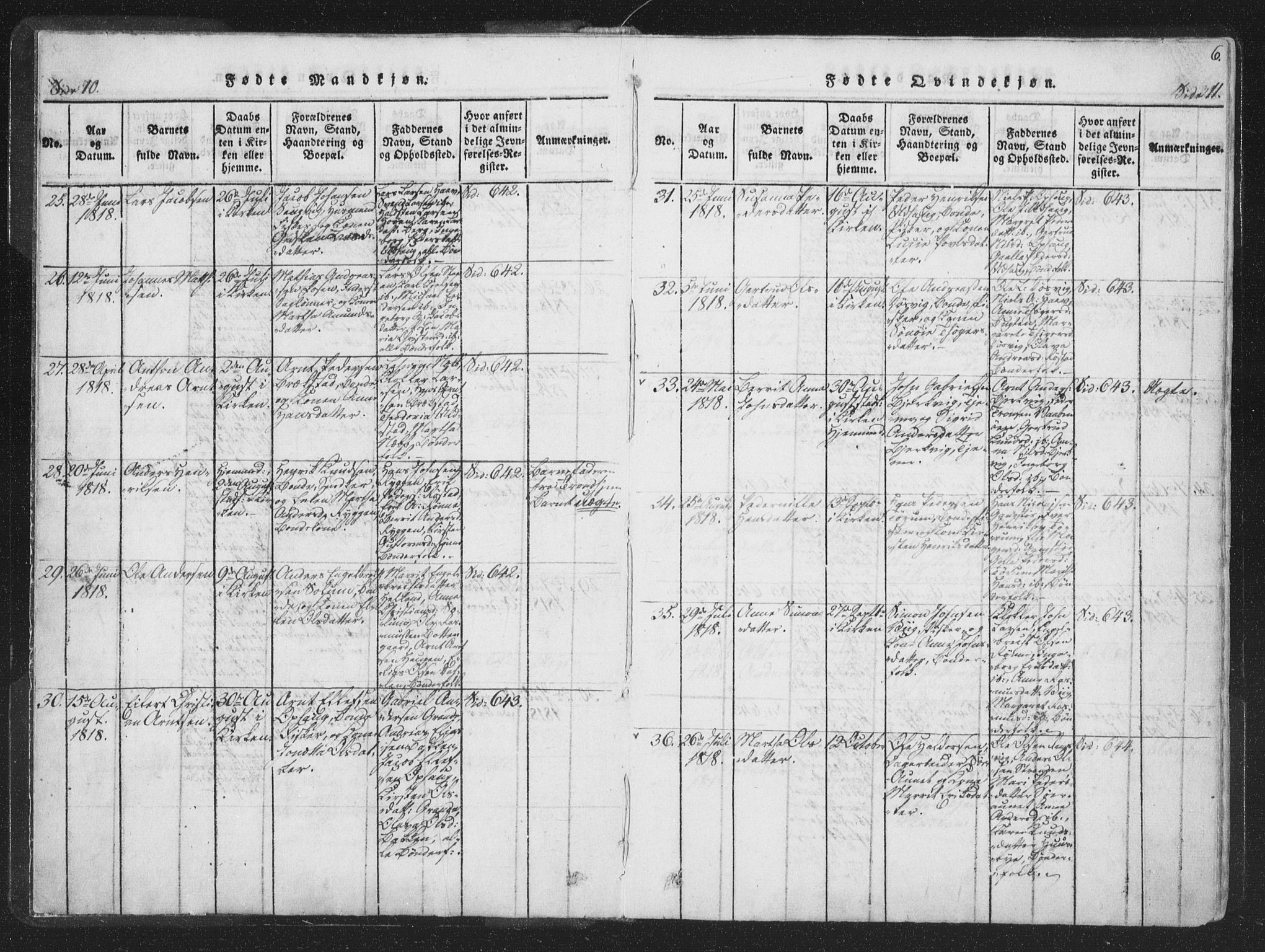 Ministerialprotokoller, klokkerbøker og fødselsregistre - Sør-Trøndelag, AV/SAT-A-1456/659/L0734: Parish register (official) no. 659A04, 1818-1825, p. 10-11