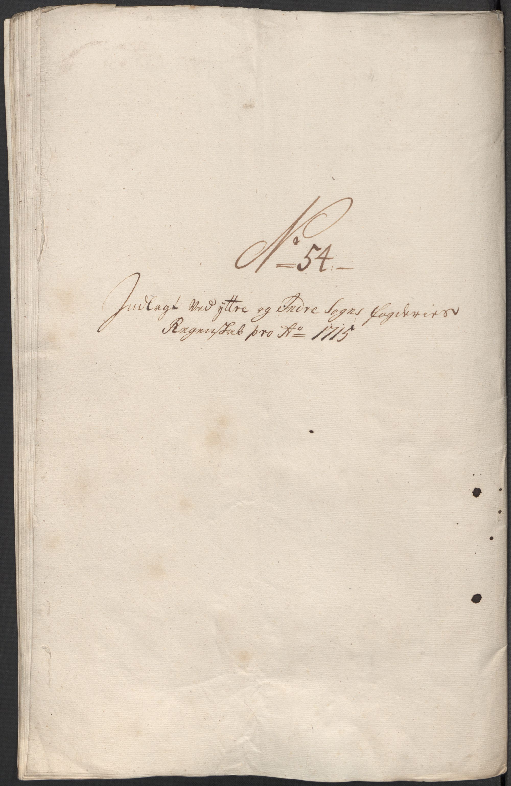 Rentekammeret inntil 1814, Reviderte regnskaper, Fogderegnskap, AV/RA-EA-4092/R52/L3320: Fogderegnskap Sogn, 1715-1716, p. 262