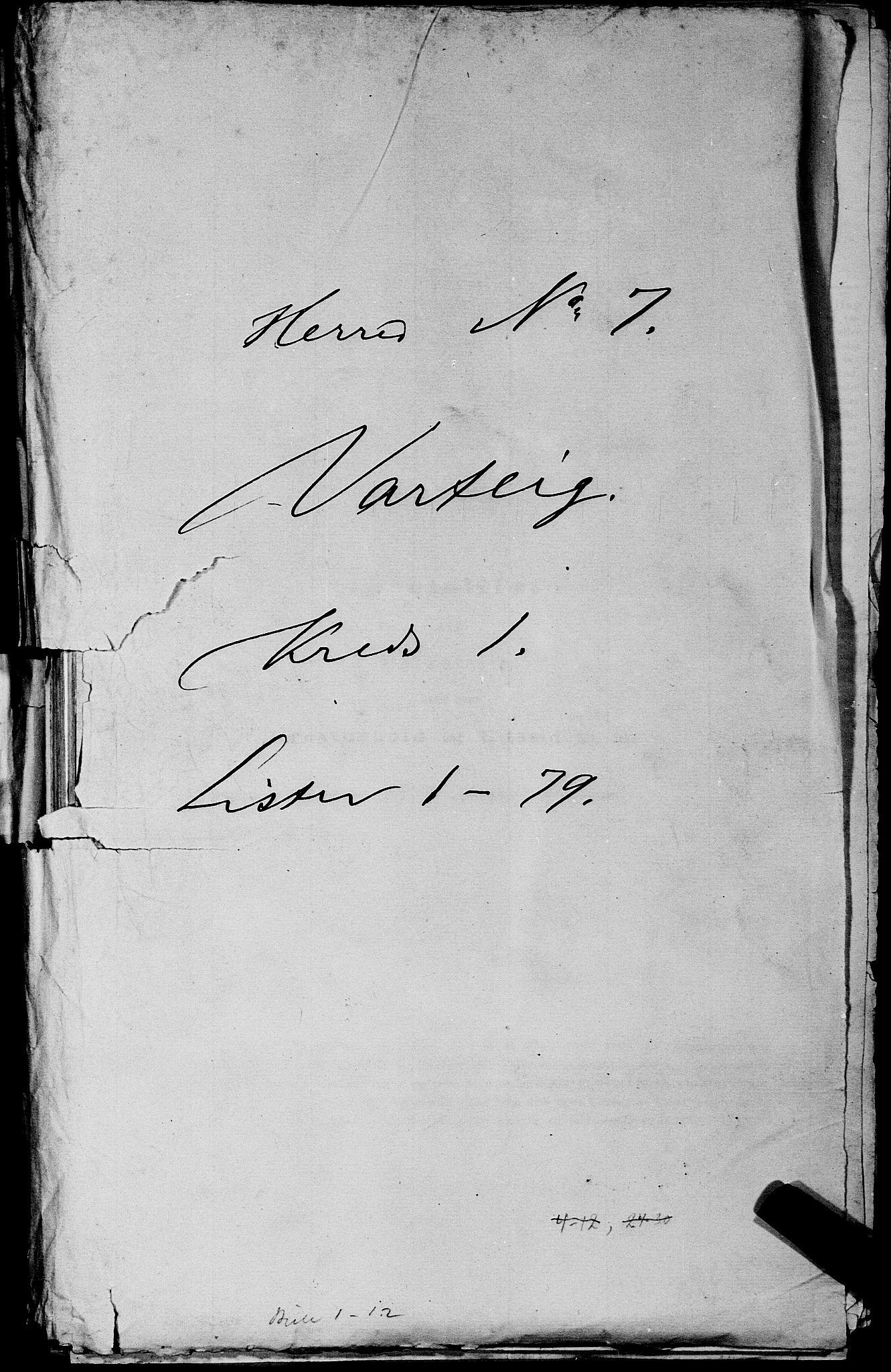 RA, 1875 census for 0114P Varteig, 1875, p. 16