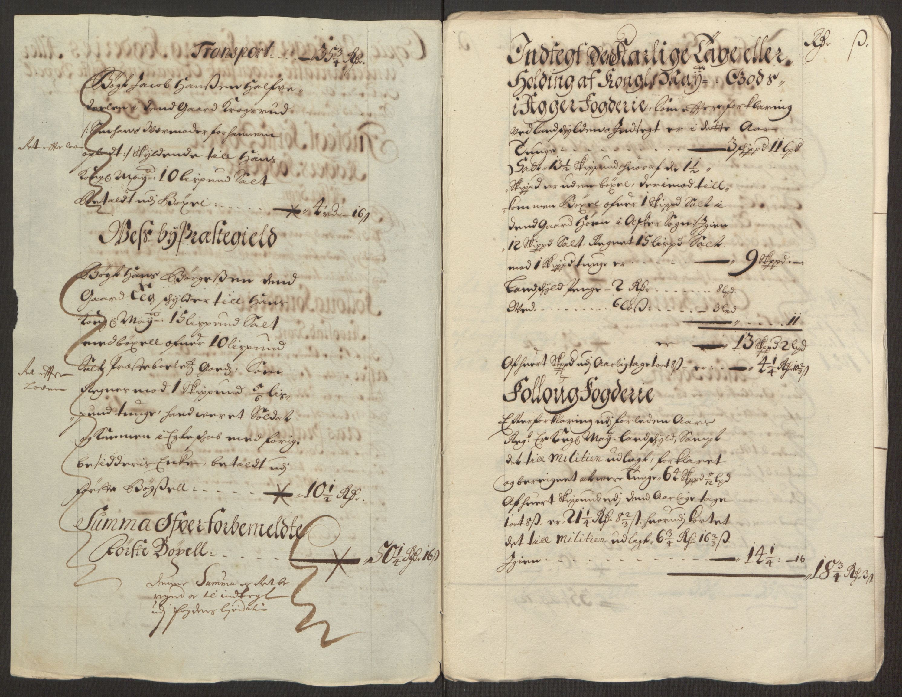 Rentekammeret inntil 1814, Reviderte regnskaper, Fogderegnskap, AV/RA-EA-4092/R10/L0439: Fogderegnskap Aker og Follo, 1695, p. 73