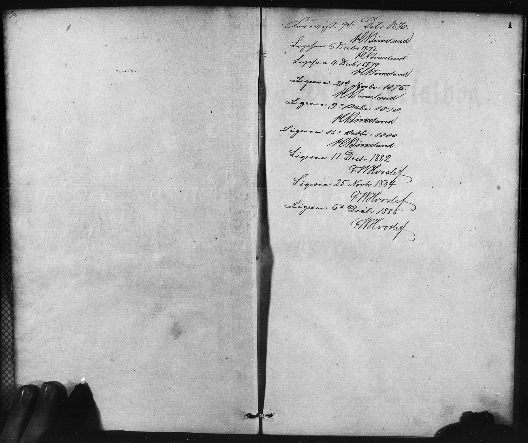 Nykirken Sokneprestembete, SAB/A-77101/H/Haa/L0025: Parish register (official) no. C 4, 1870-1886, p. 1