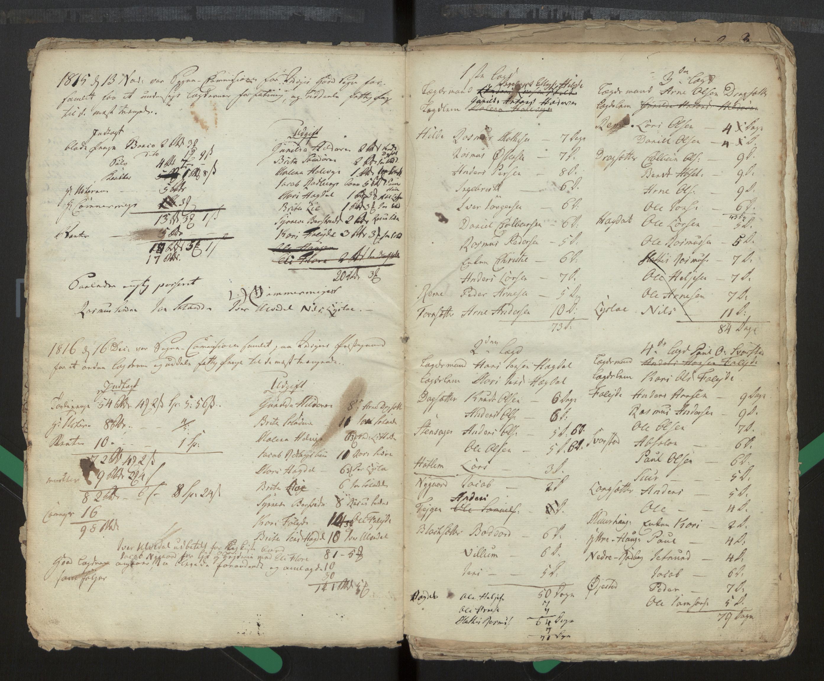 Innvik sokneprestembete, AV/SAB-A-80501/J/Jc/L0001: Forhandlingsprotokoll Innvik fattigkommisjon, 1794-1844