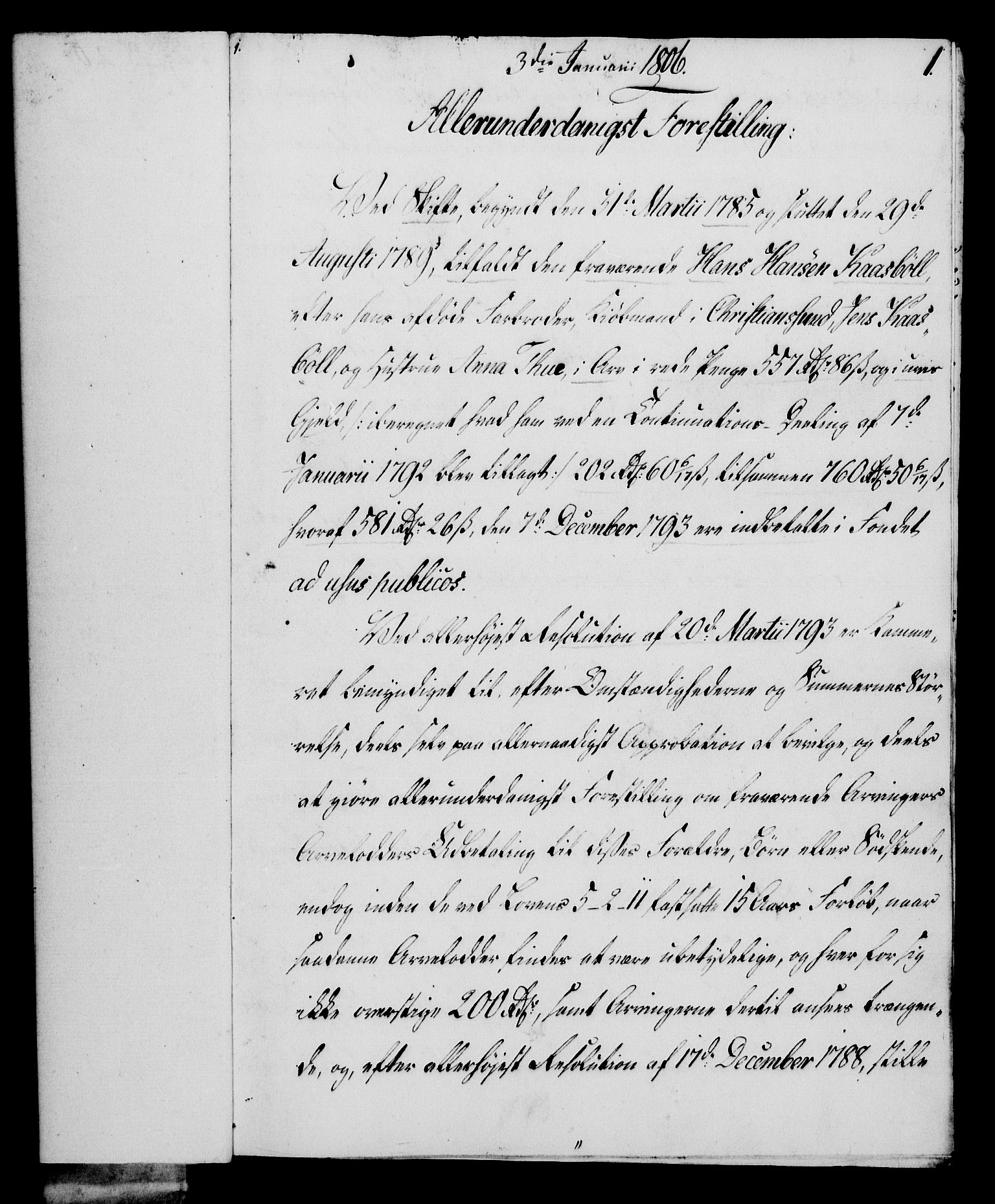 Rentekammeret, Kammerkanselliet, RA/EA-3111/G/Gf/Gfa/L0088: Norsk relasjons- og resolusjonsprotokoll (merket RK 52.88), 1806, p. 26