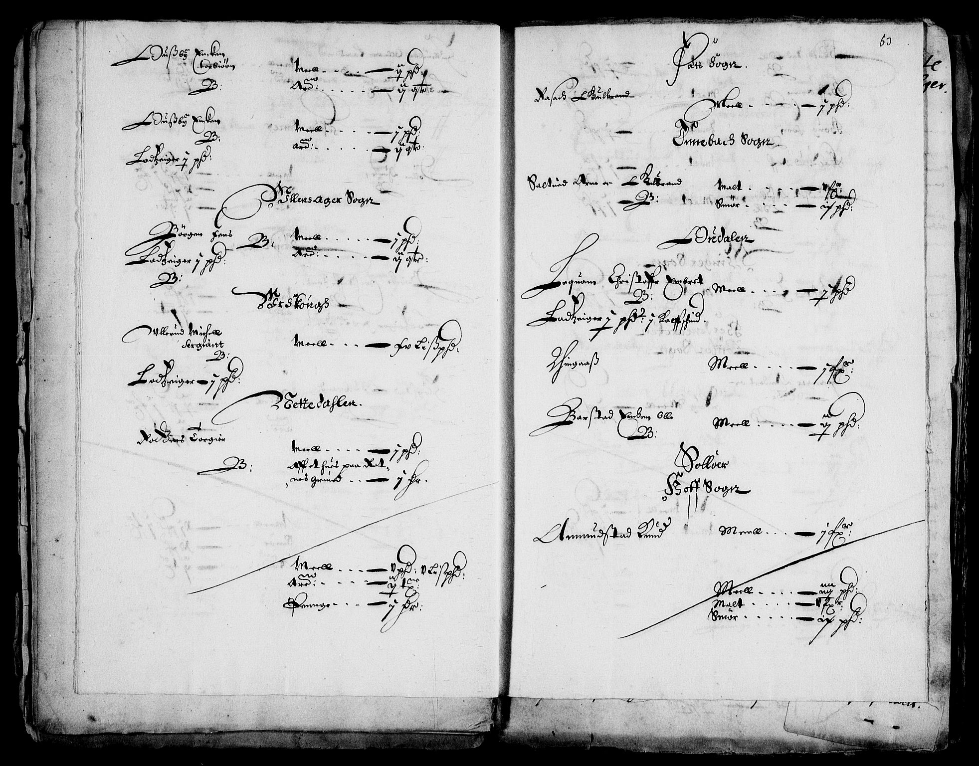 Rentekammeret inntil 1814, Realistisk ordnet avdeling, AV/RA-EA-4070/Fc/Fca/L0001/0003: [Ca I]  Akershus stift / Kristiania kapitels jordebok, 1662, p. 62-63