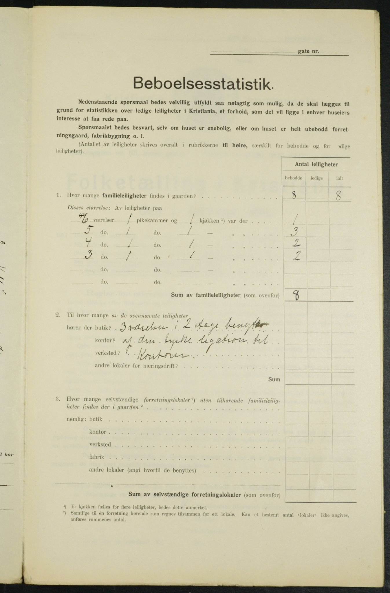 OBA, Municipal Census 1914 for Kristiania, 1914, p. 13041