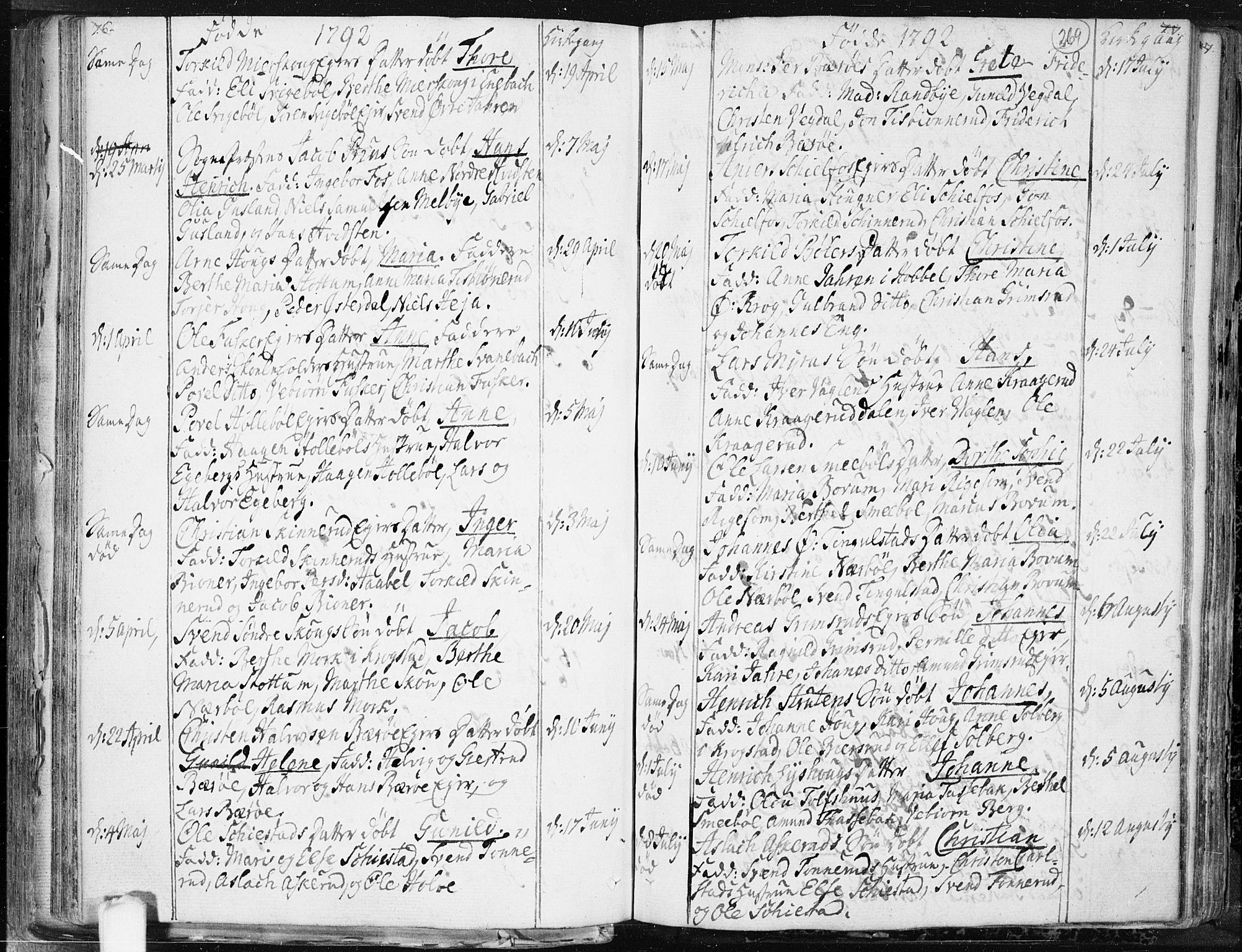 Hobøl prestekontor Kirkebøker, AV/SAO-A-2002/F/Fa/L0001: Parish register (official) no. I 1, 1733-1814, p. 269