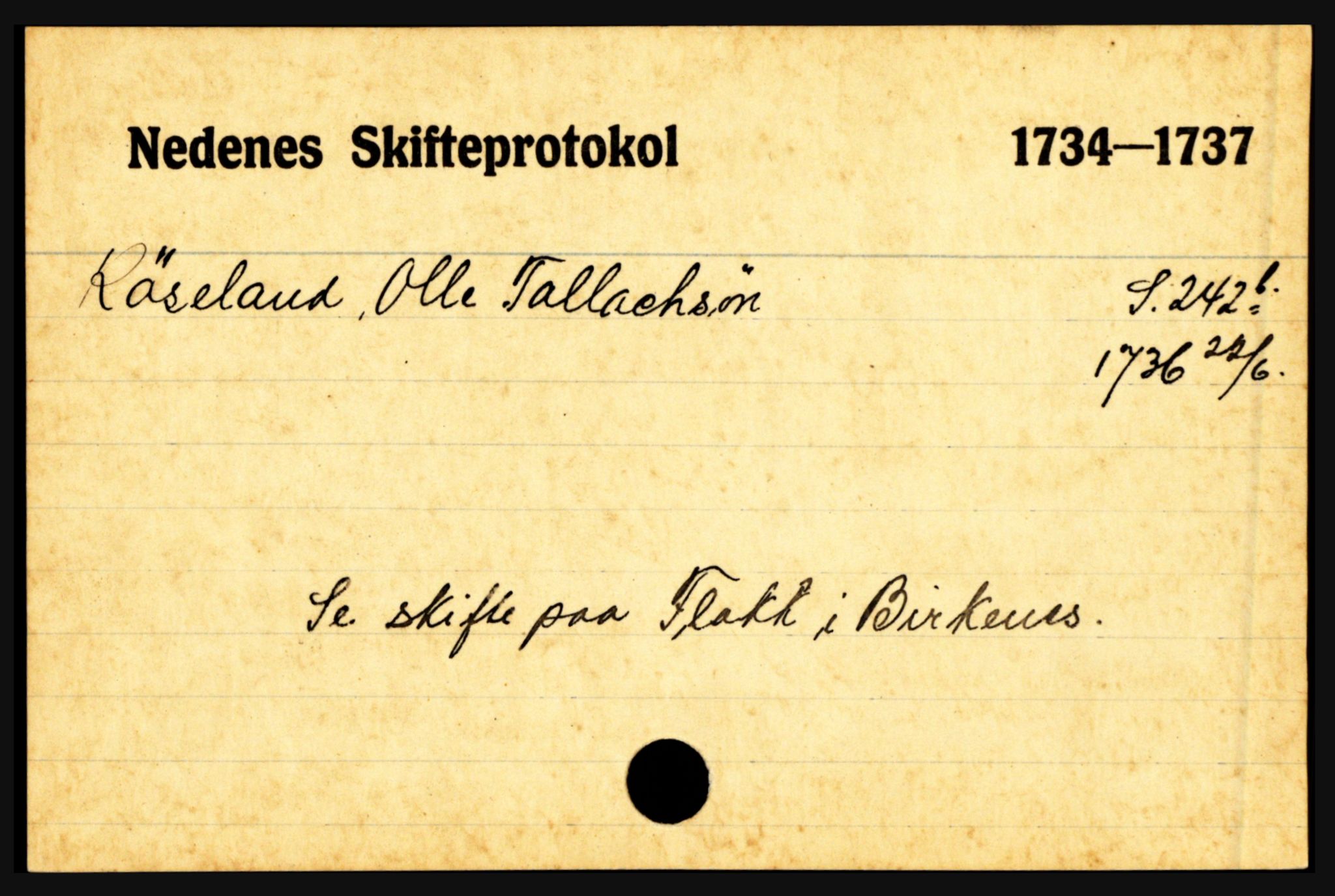 Nedenes sorenskriveri før 1824, AV/SAK-1221-0007/H, p. 25083