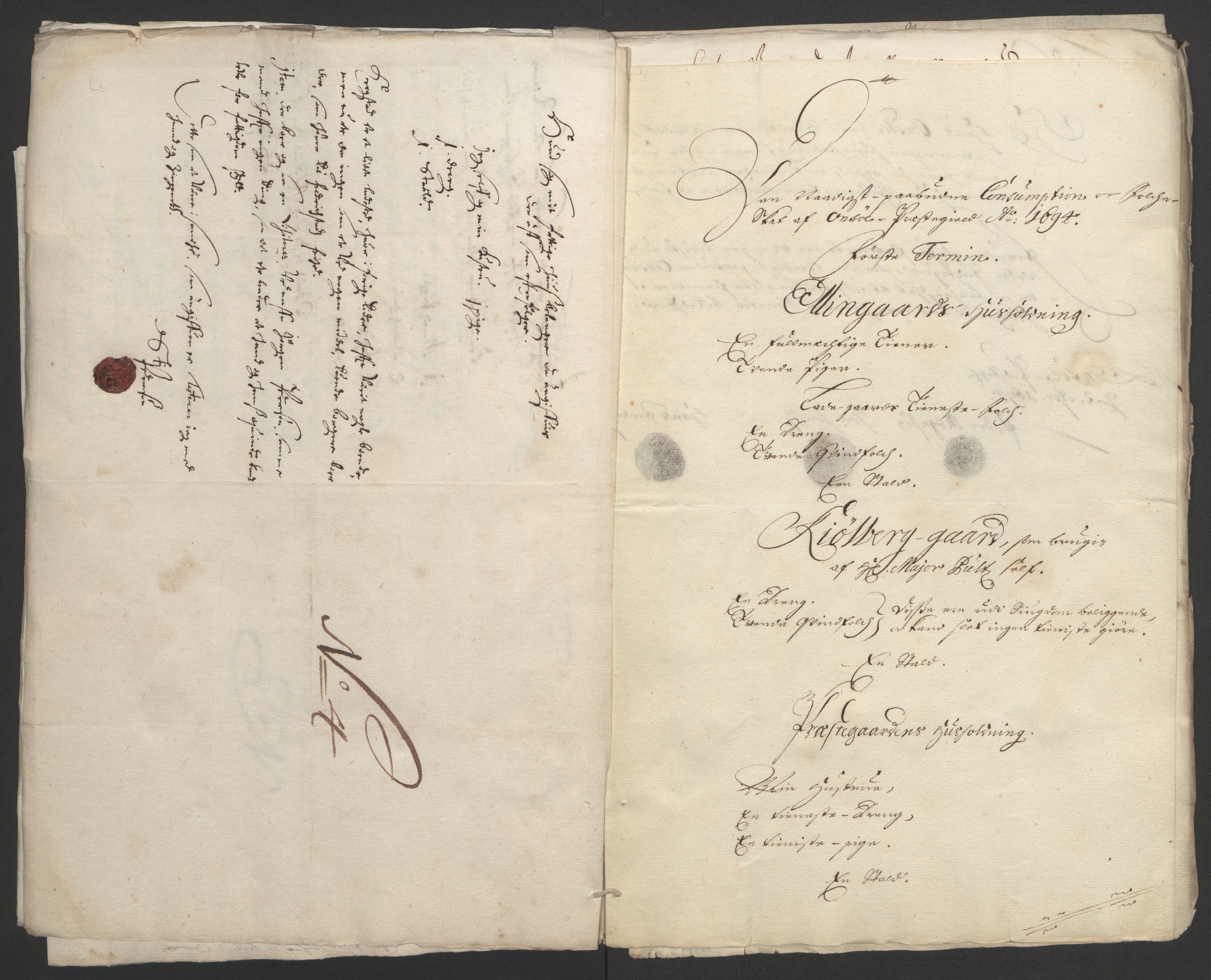 Rentekammeret inntil 1814, Reviderte regnskaper, Fogderegnskap, AV/RA-EA-4092/R03/L0121: Fogderegnskap Onsøy, Tune, Veme og Åbygge fogderi, 1694, p. 256