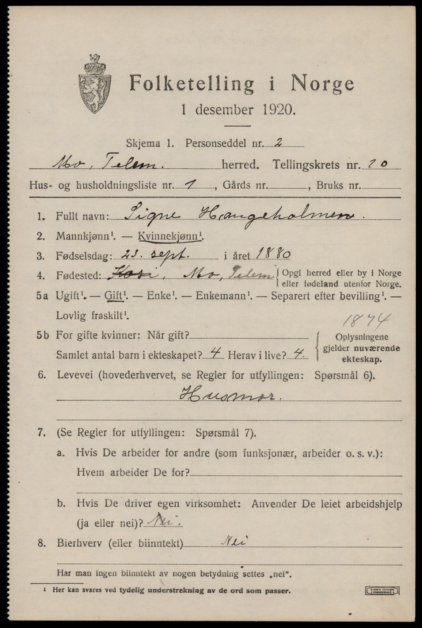 SAKO, 1920 census for Mo, 1920, p. 3756