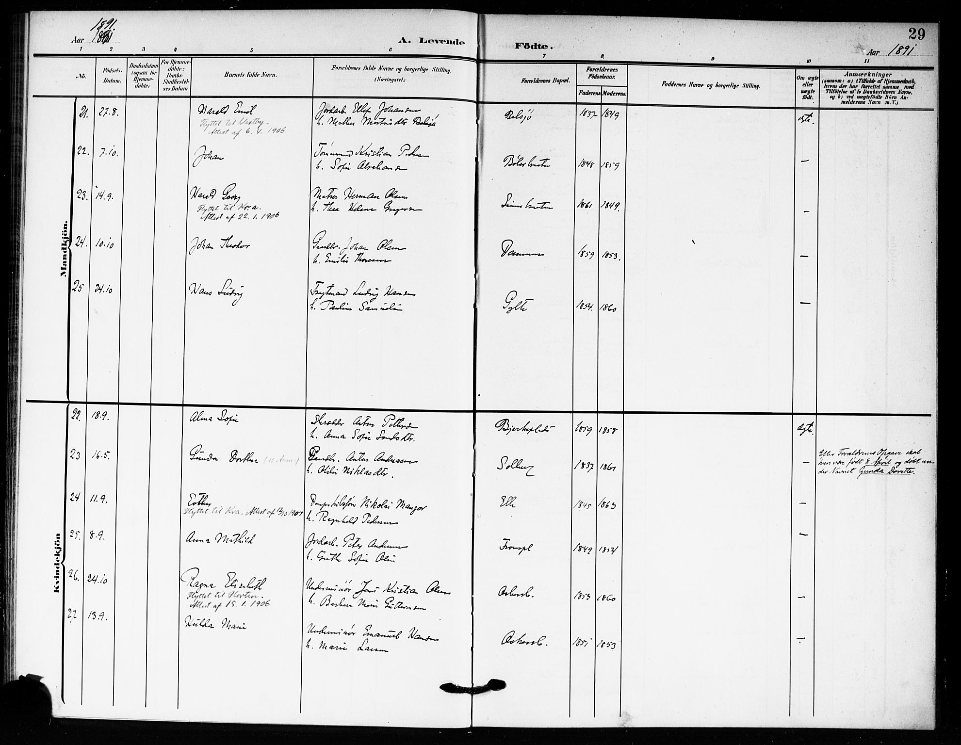 Drøbak prestekontor Kirkebøker, SAO/A-10142a/F/Fc/L0001: Parish register (official) no. III 1, 1871-1900, p. 29