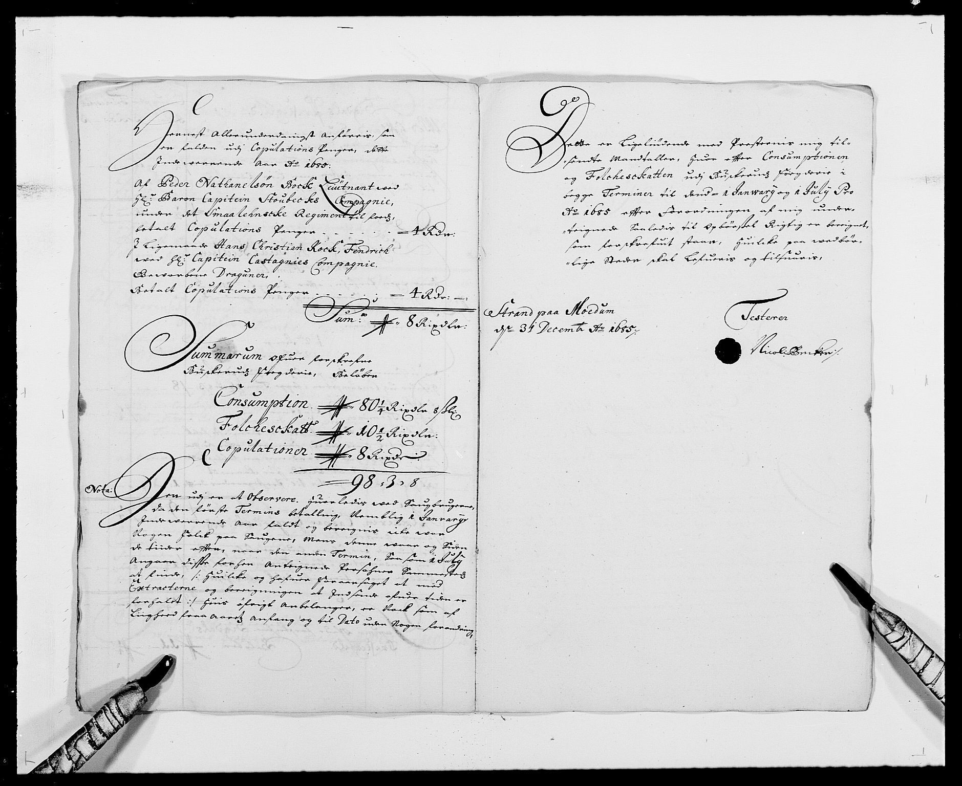 Rentekammeret inntil 1814, Reviderte regnskaper, Fogderegnskap, RA/EA-4092/R25/L1678: Fogderegnskap Buskerud, 1685-1686, p. 123