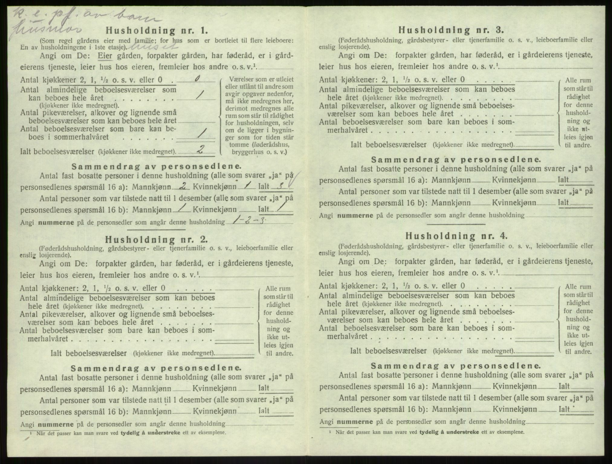 SAB, 1920 census for Askvoll, 1920, p. 766