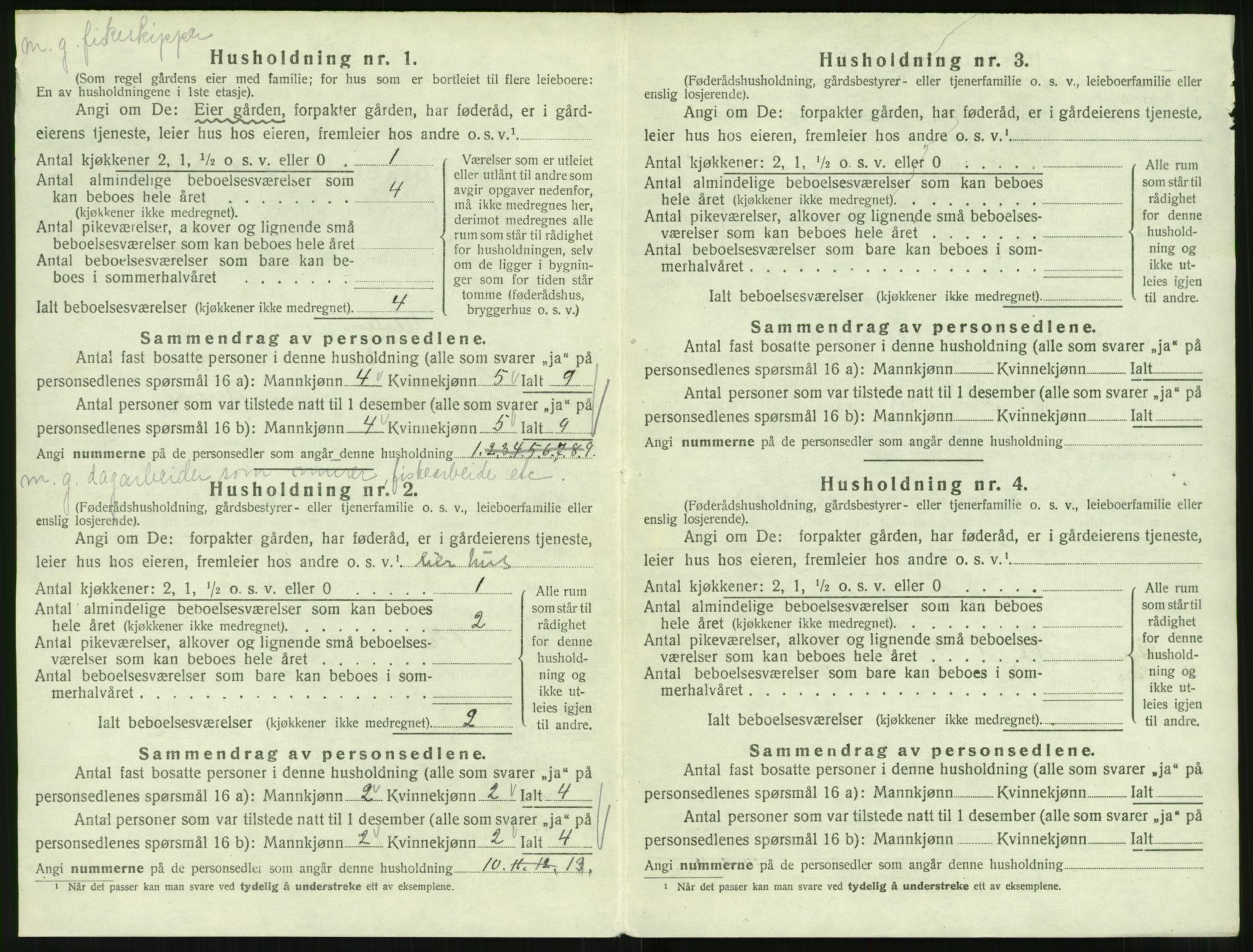 SAT, 1920 census for Ulstein, 1920, p. 563