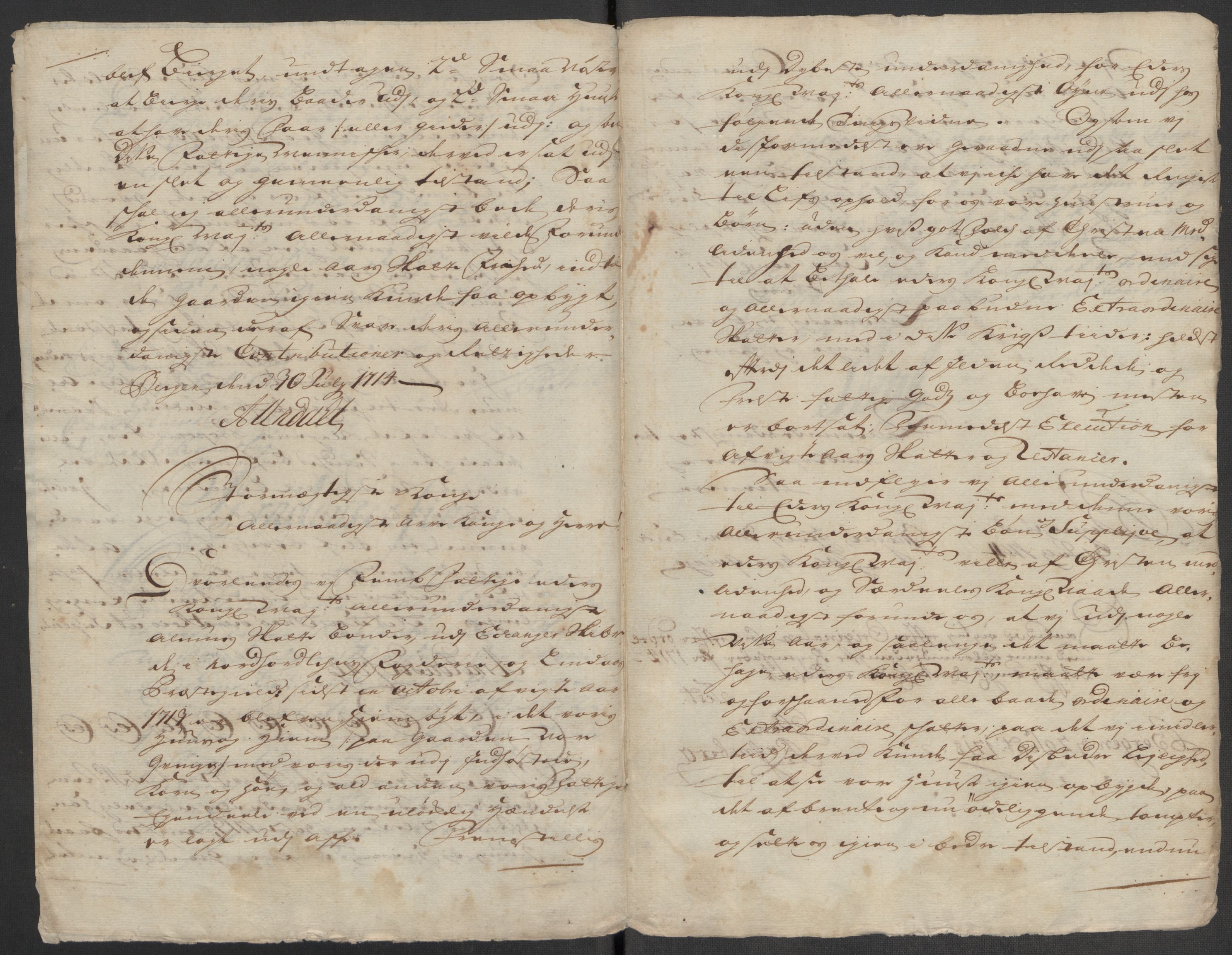 Rentekammeret inntil 1814, Reviderte regnskaper, Fogderegnskap, AV/RA-EA-4092/R51/L3198: Fogderegnskap Nordhordland og Voss, 1715, p. 288