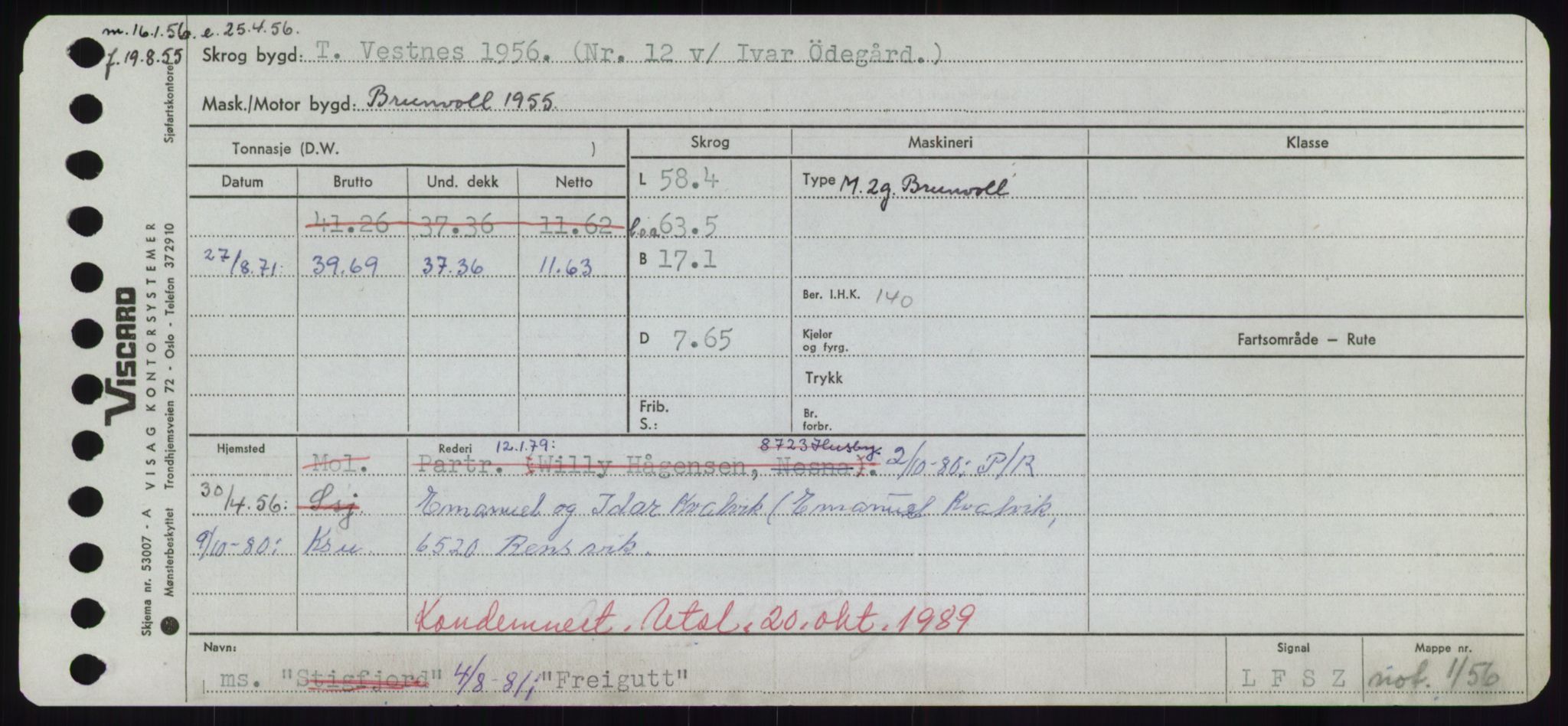 Sjøfartsdirektoratet med forløpere, Skipsmålingen, RA/S-1627/H/Hd/L0011: Fartøy, Fla-Får, p. 365